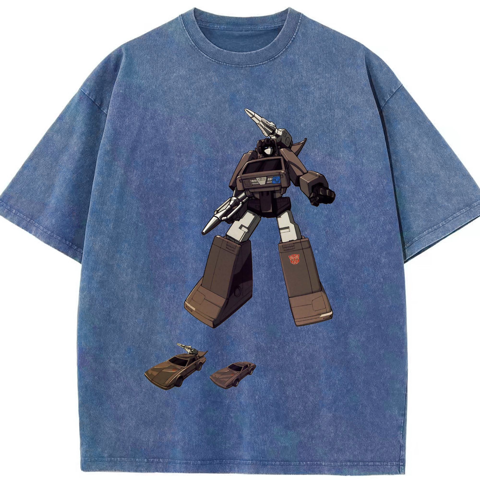 （画像用）  綿100% ヴィンテージ風 半袖Tシャツ（フロントプリント）