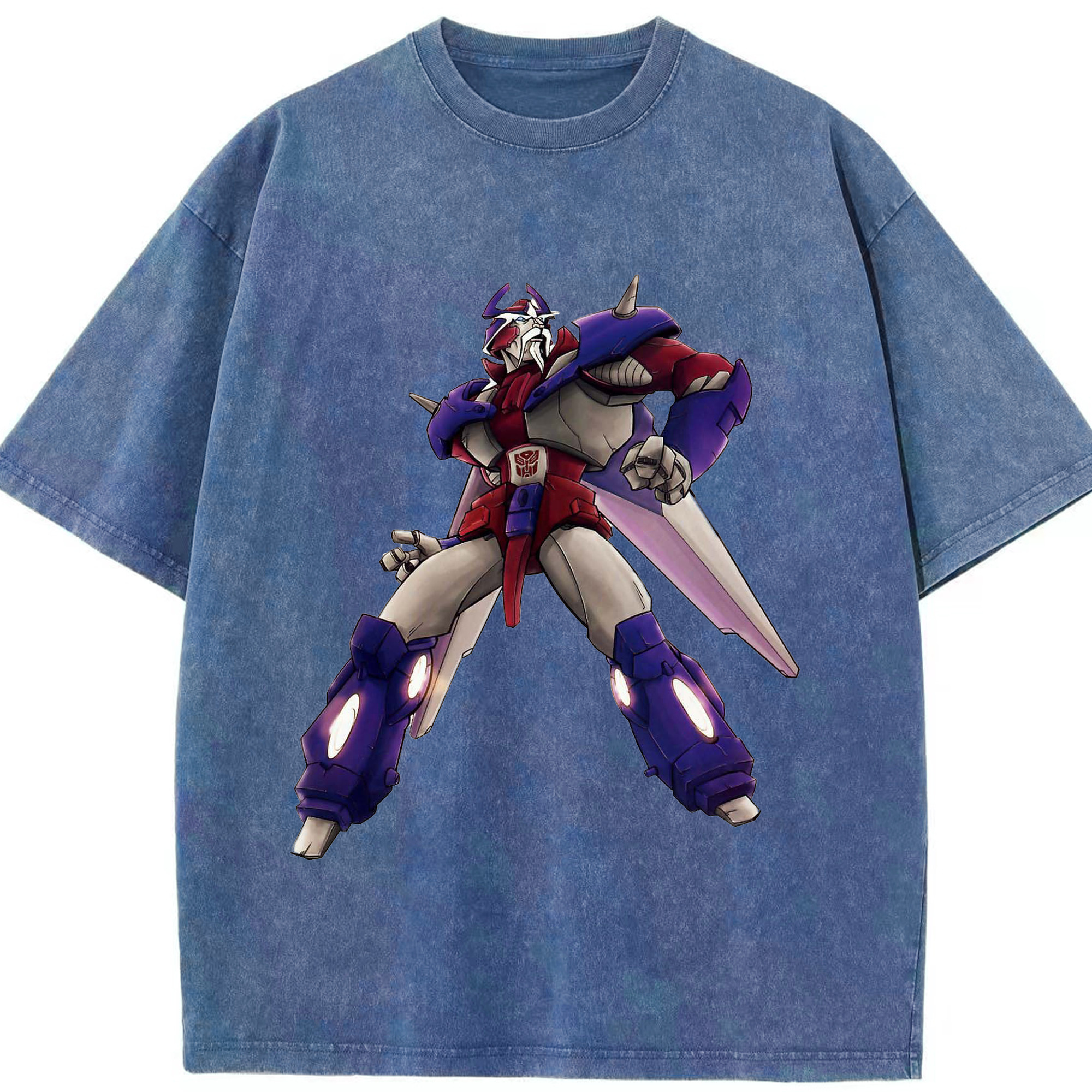 （画像用）  綿100% ヴィンテージ風 半袖Tシャツ（フロントプリント）