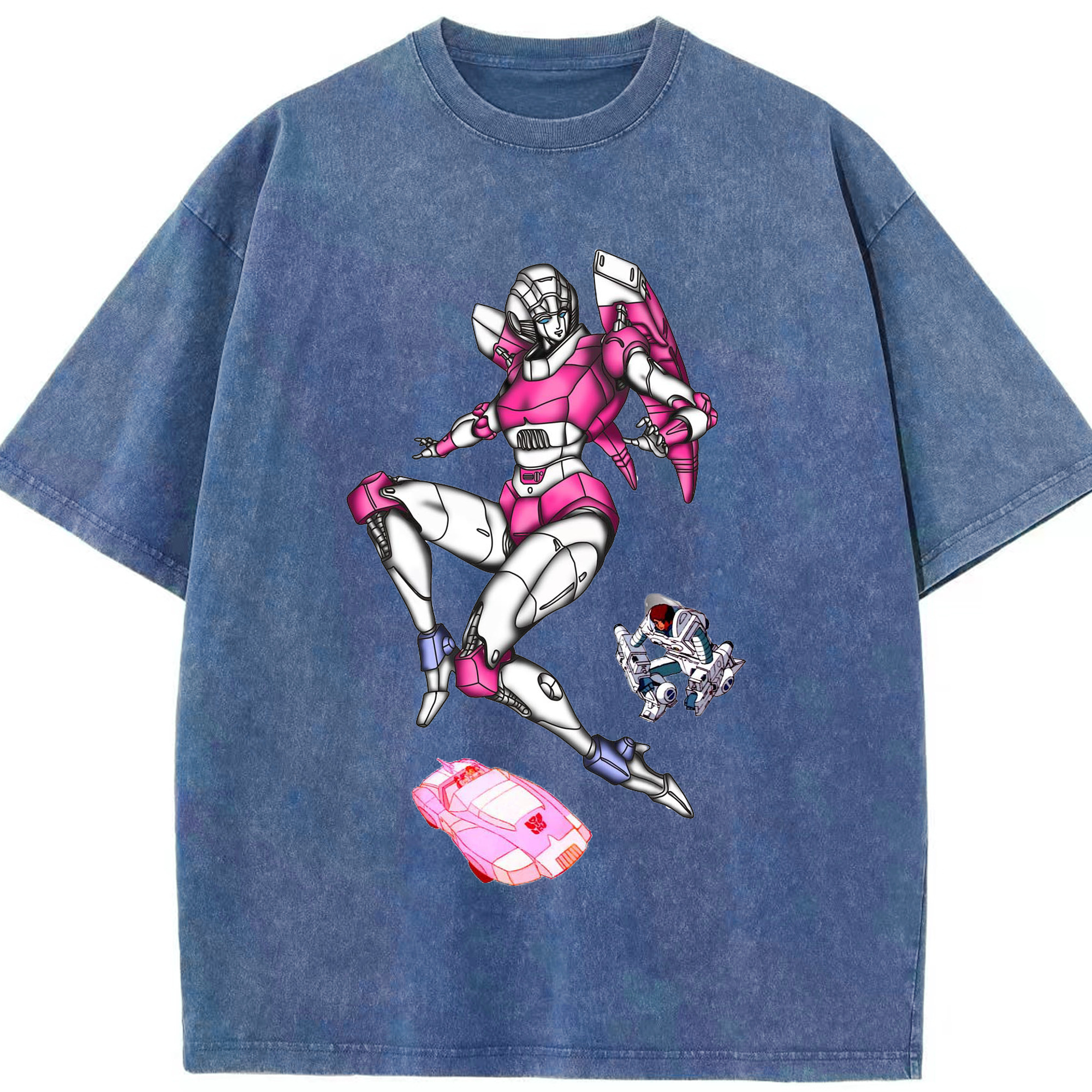 （画像用）  綿100% ヴィンテージ風 半袖Tシャツ（フロントプリント）