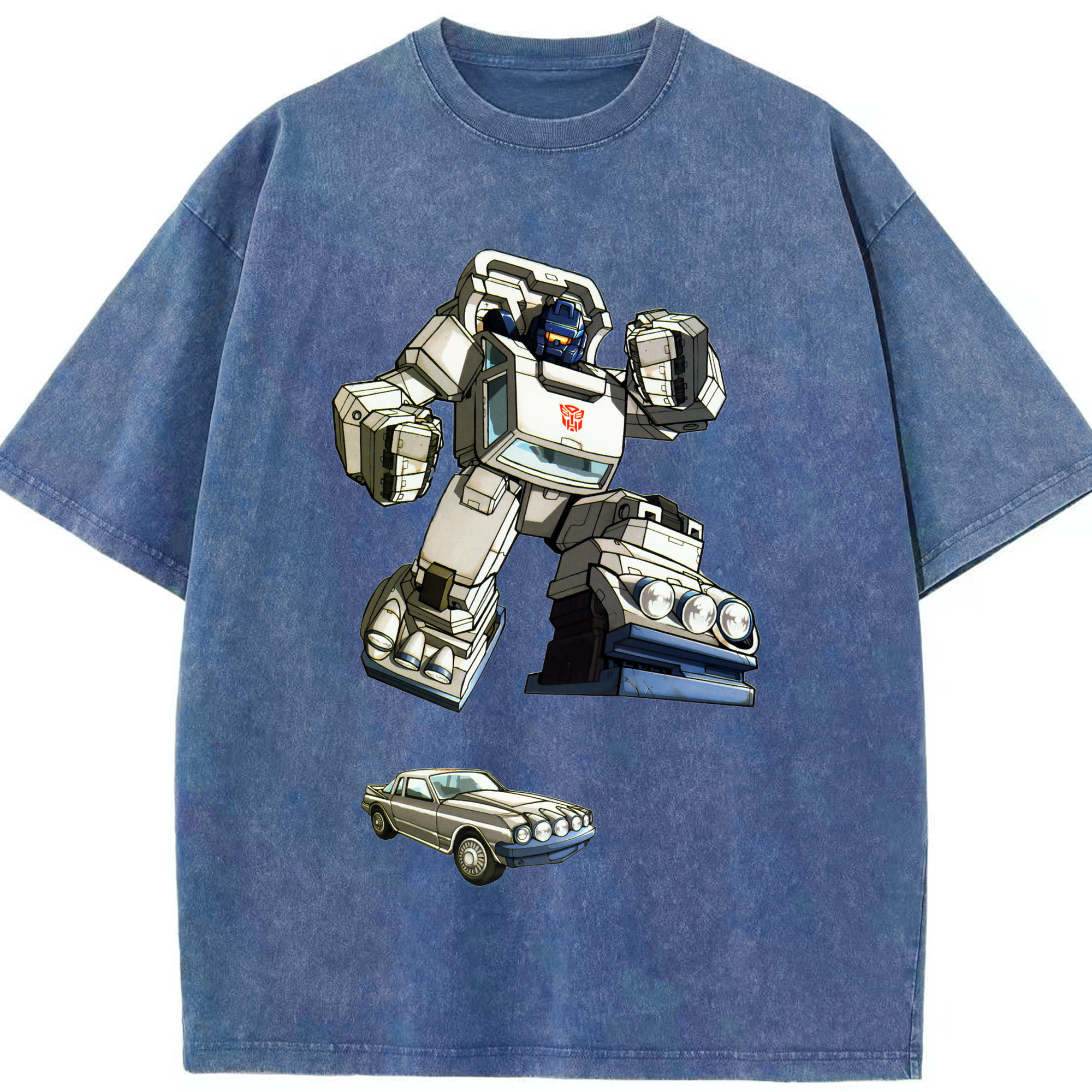（画像用）  綿100% ヴィンテージ風 半袖Tシャツ（フロントプリント）