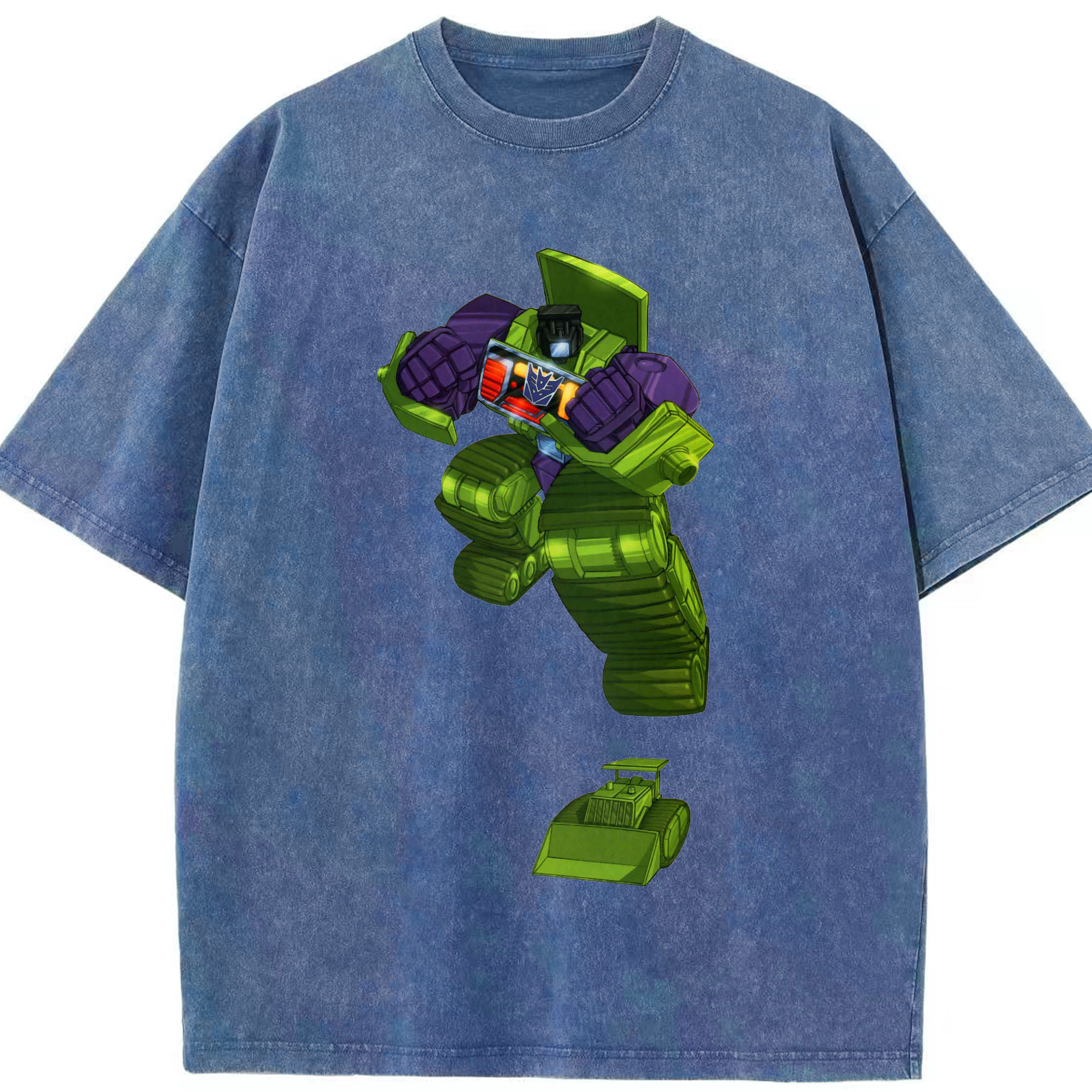 （画像用）  綿100% ヴィンテージ風 半袖Tシャツ（フロントプリント）