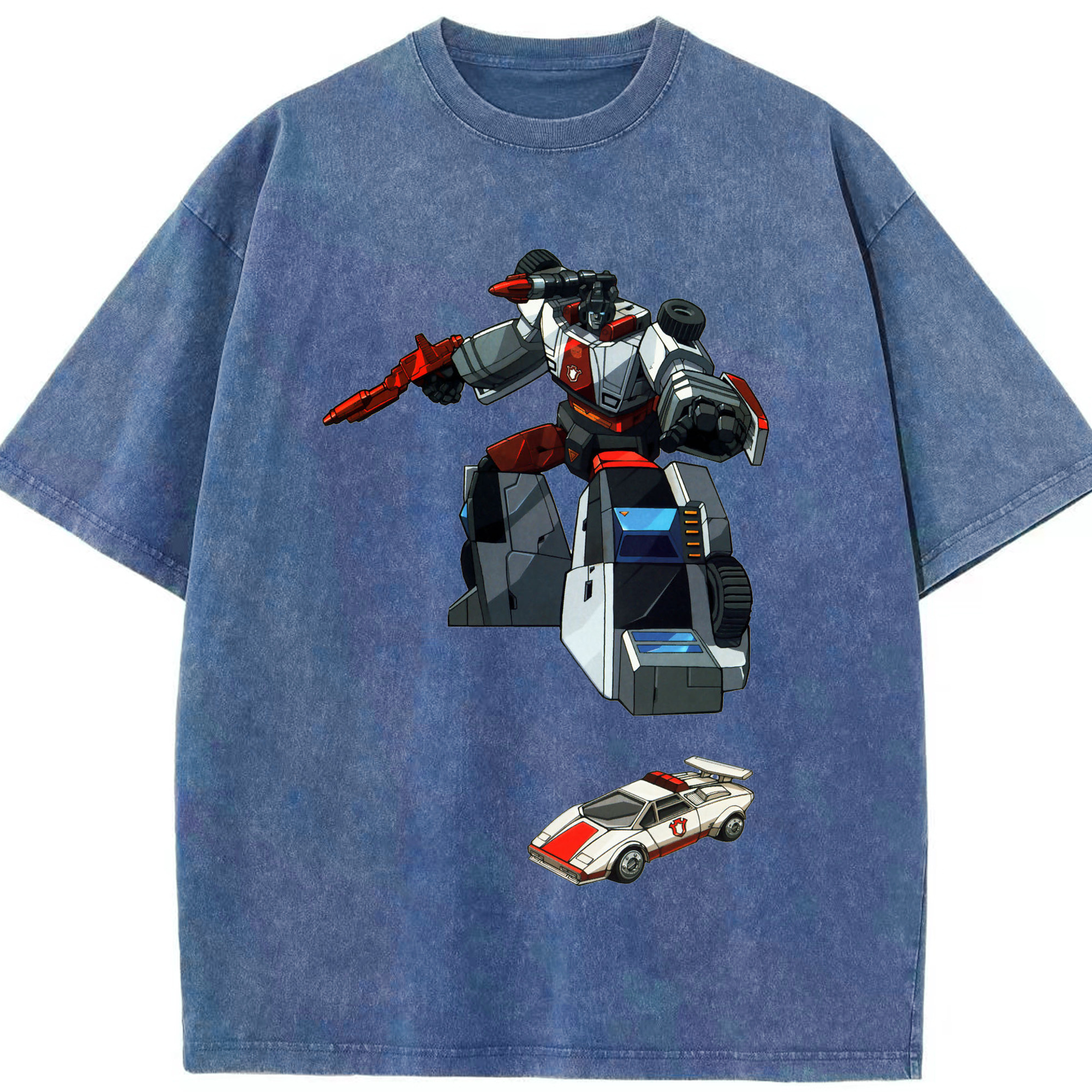 （画像用）  綿100% ヴィンテージ風 半袖Tシャツ（フロントプリント）