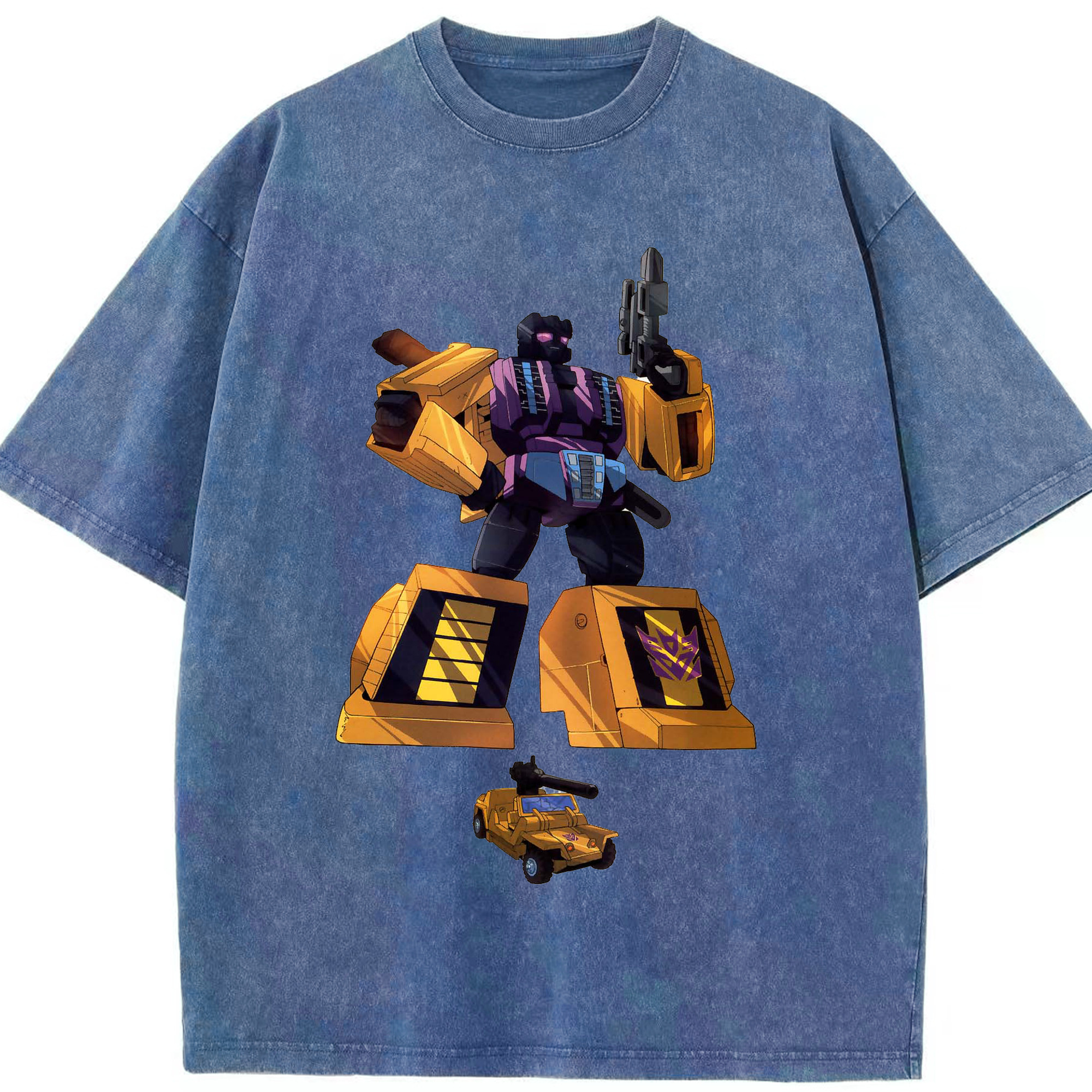 （画像用）  綿100% ヴィンテージ風 半袖Tシャツ（フロントプリント）