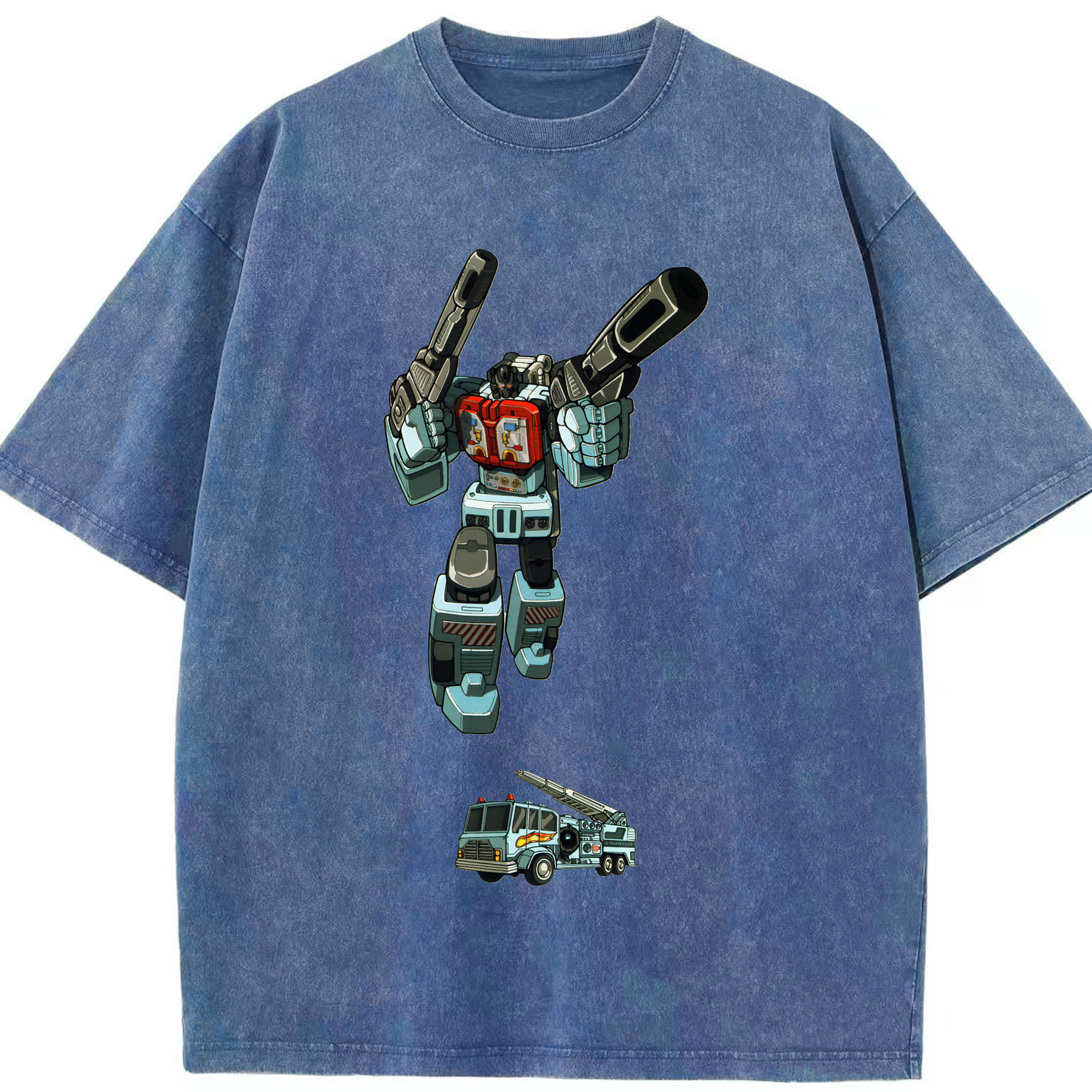 （画像用）  綿100% ヴィンテージ風 半袖Tシャツ（フロントプリント）