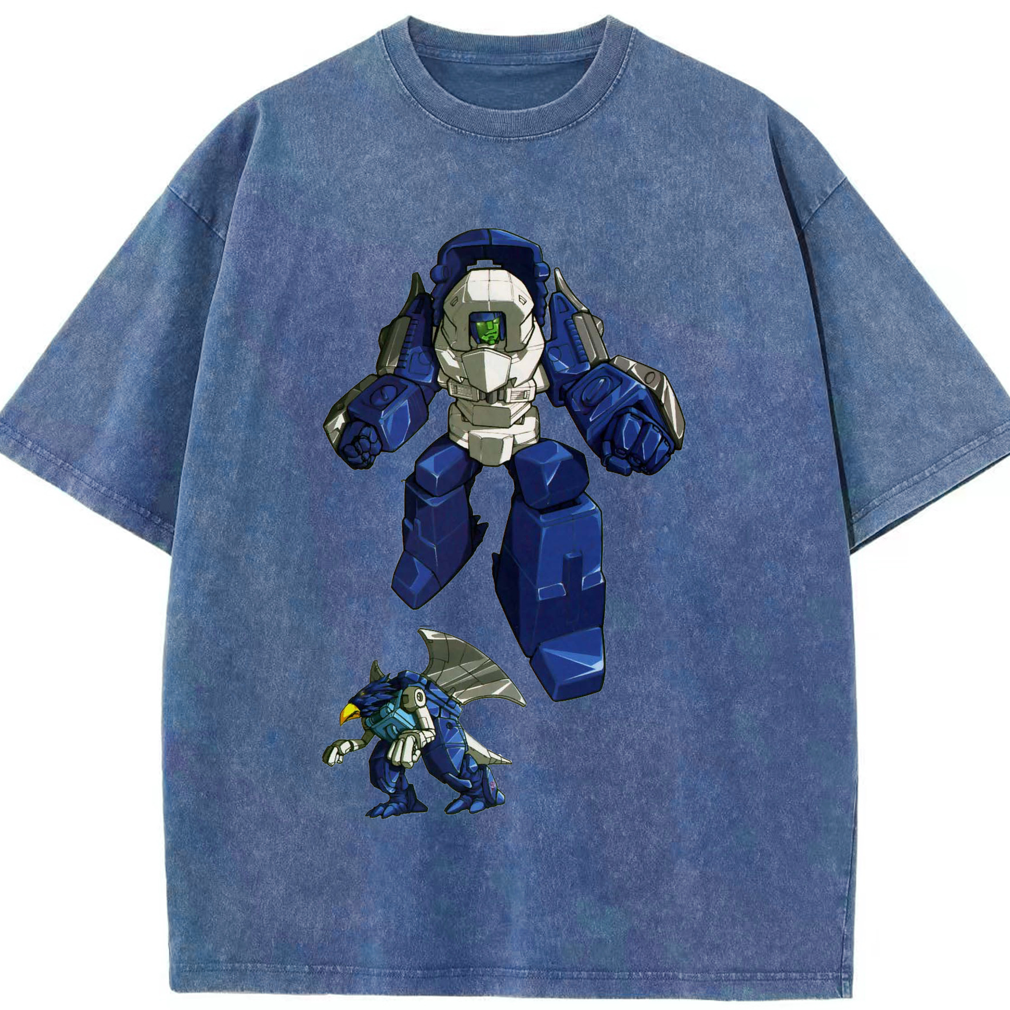 （画像用）  綿100% ヴィンテージ風 半袖Tシャツ（フロントプリント）