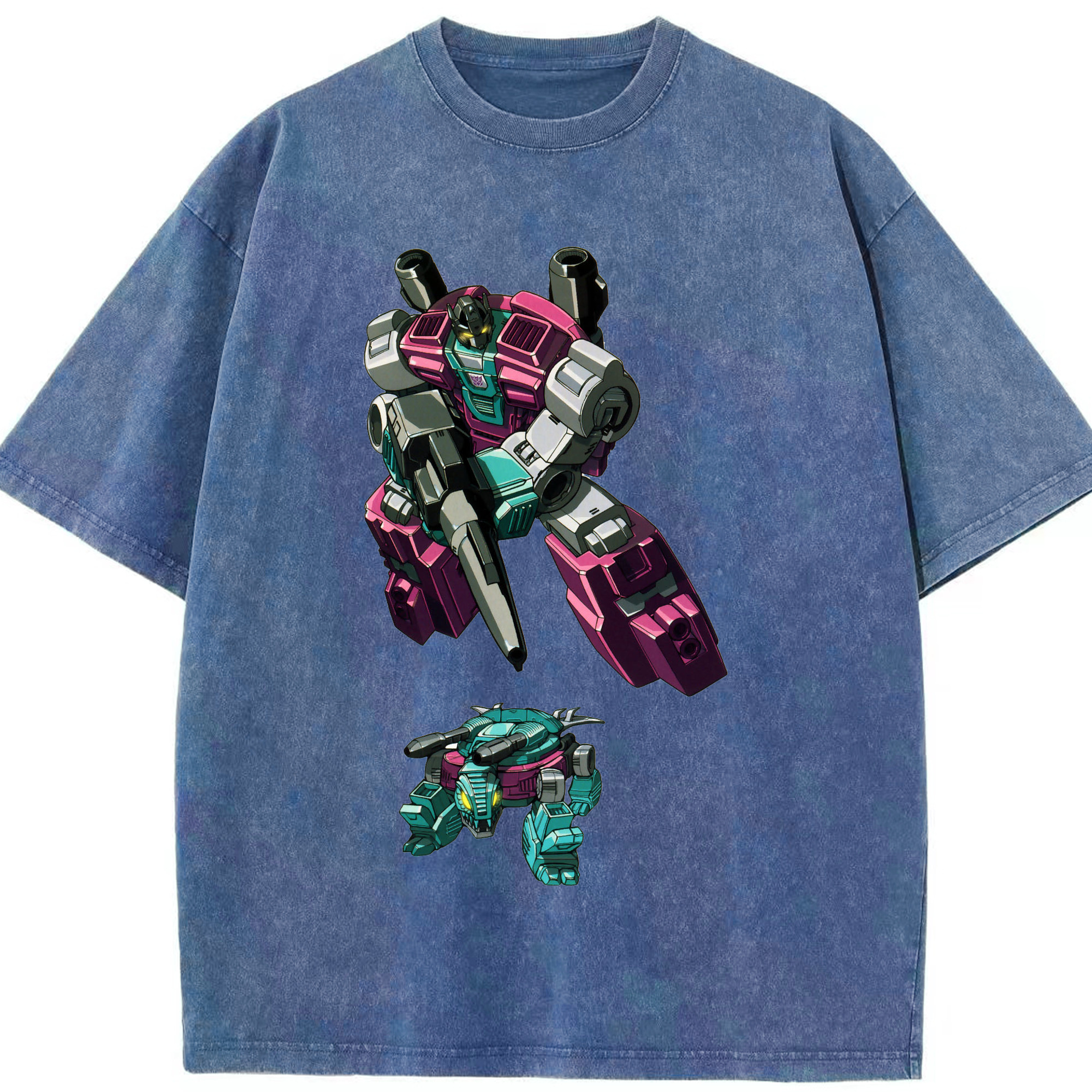 （画像用）  綿100% ヴィンテージ風 半袖Tシャツ（フロントプリント）