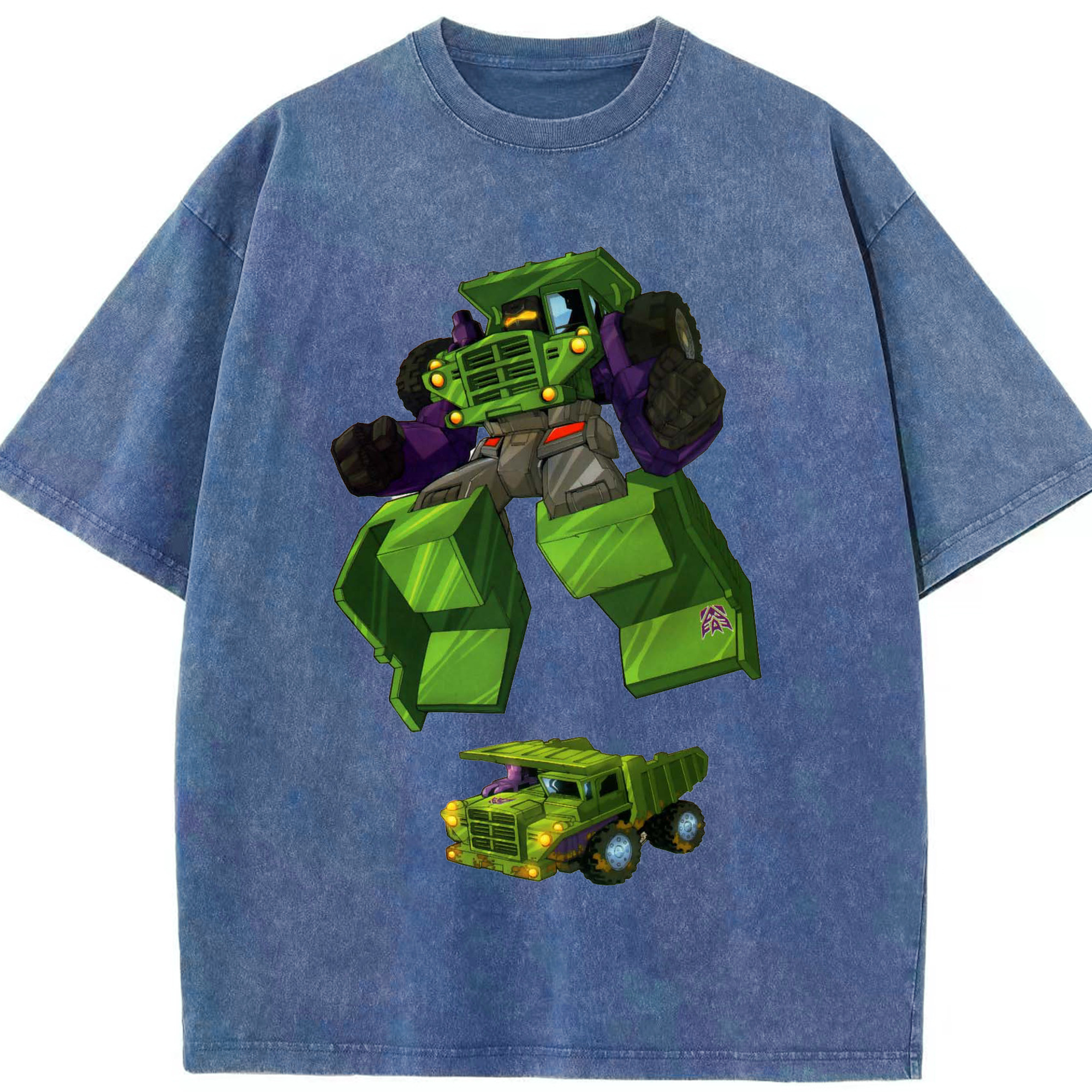 （画像用）  綿100% ヴィンテージ風 半袖Tシャツ（フロントプリント）