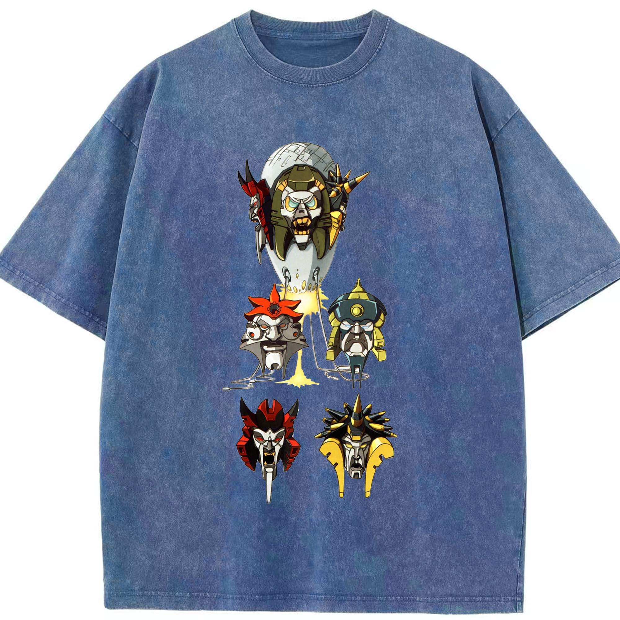 （画像用）  綿100% ヴィンテージ風 半袖Tシャツ（フロントプリント）
