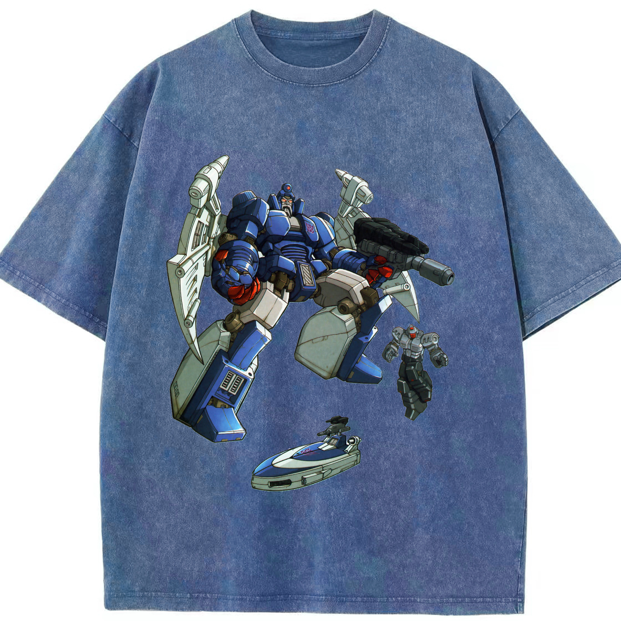 （画像用）  綿100% ヴィンテージ風 半袖Tシャツ（フロントプリント）