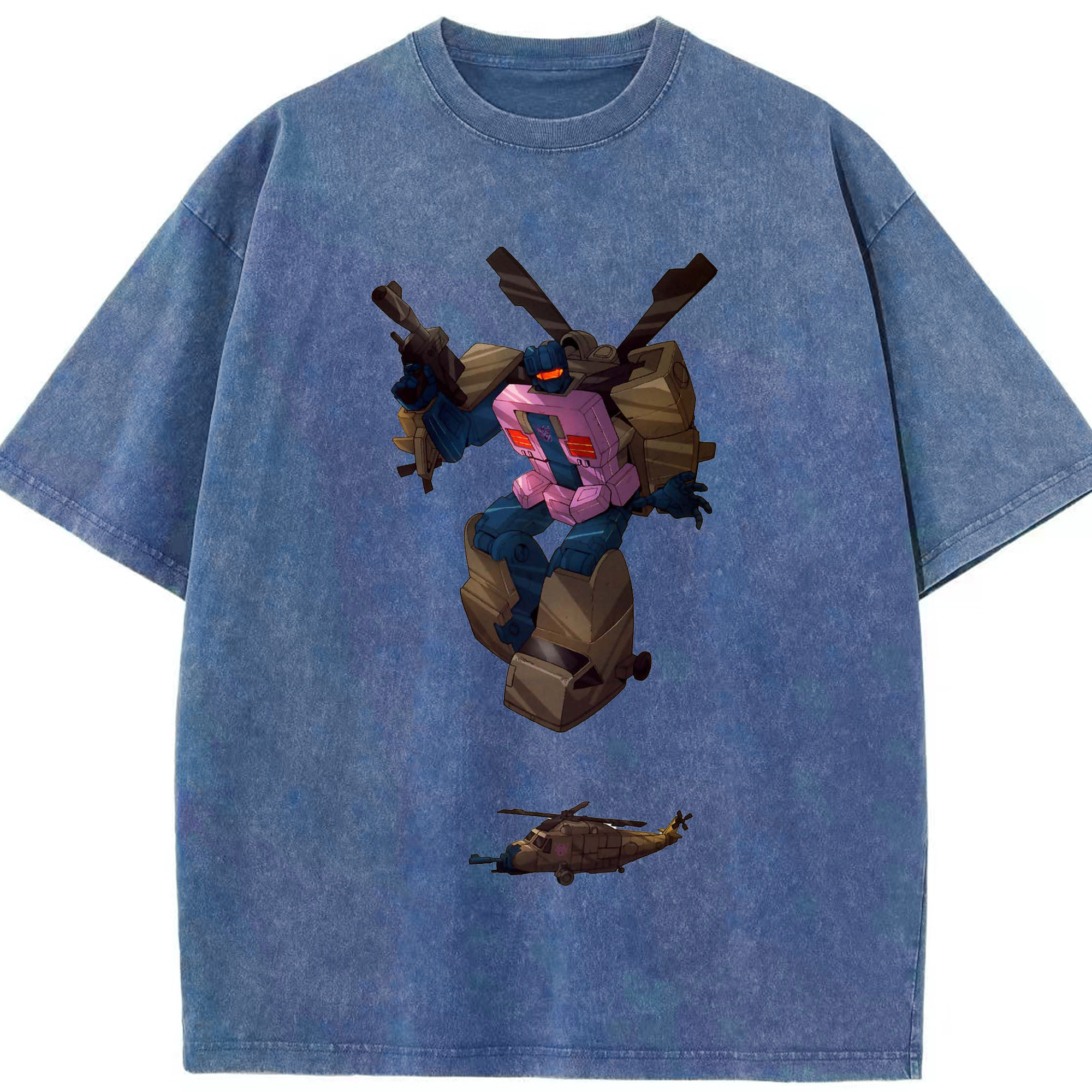 （画像用）  綿100% ヴィンテージ風 半袖Tシャツ（フロントプリント）