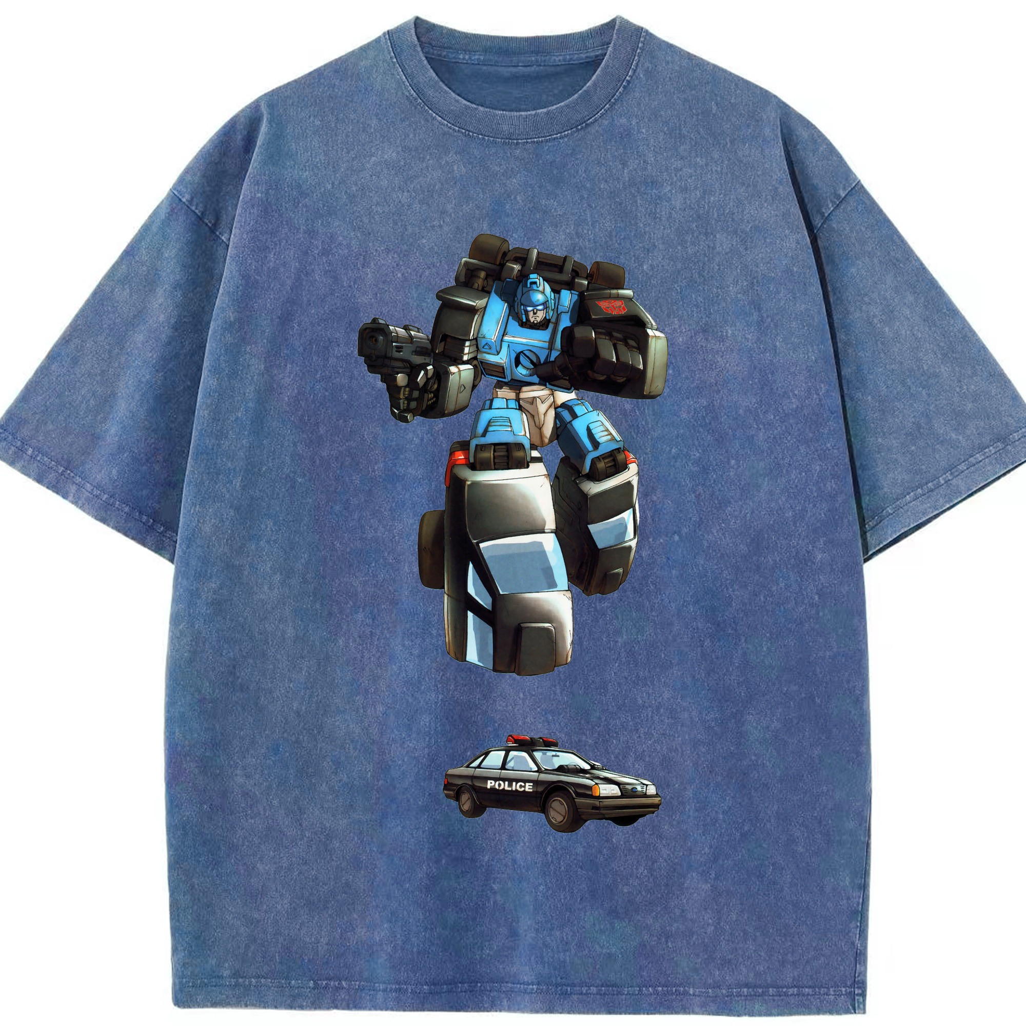 （画像用）  綿100% ヴィンテージ風 半袖Tシャツ（フロントプリント）