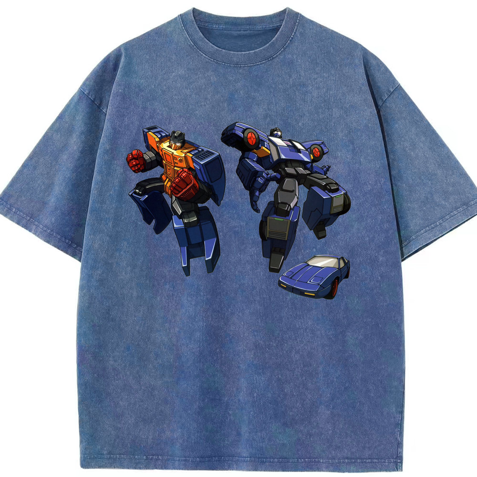 （画像用）  綿100% ヴィンテージ風 半袖Tシャツ（フロントプリント）