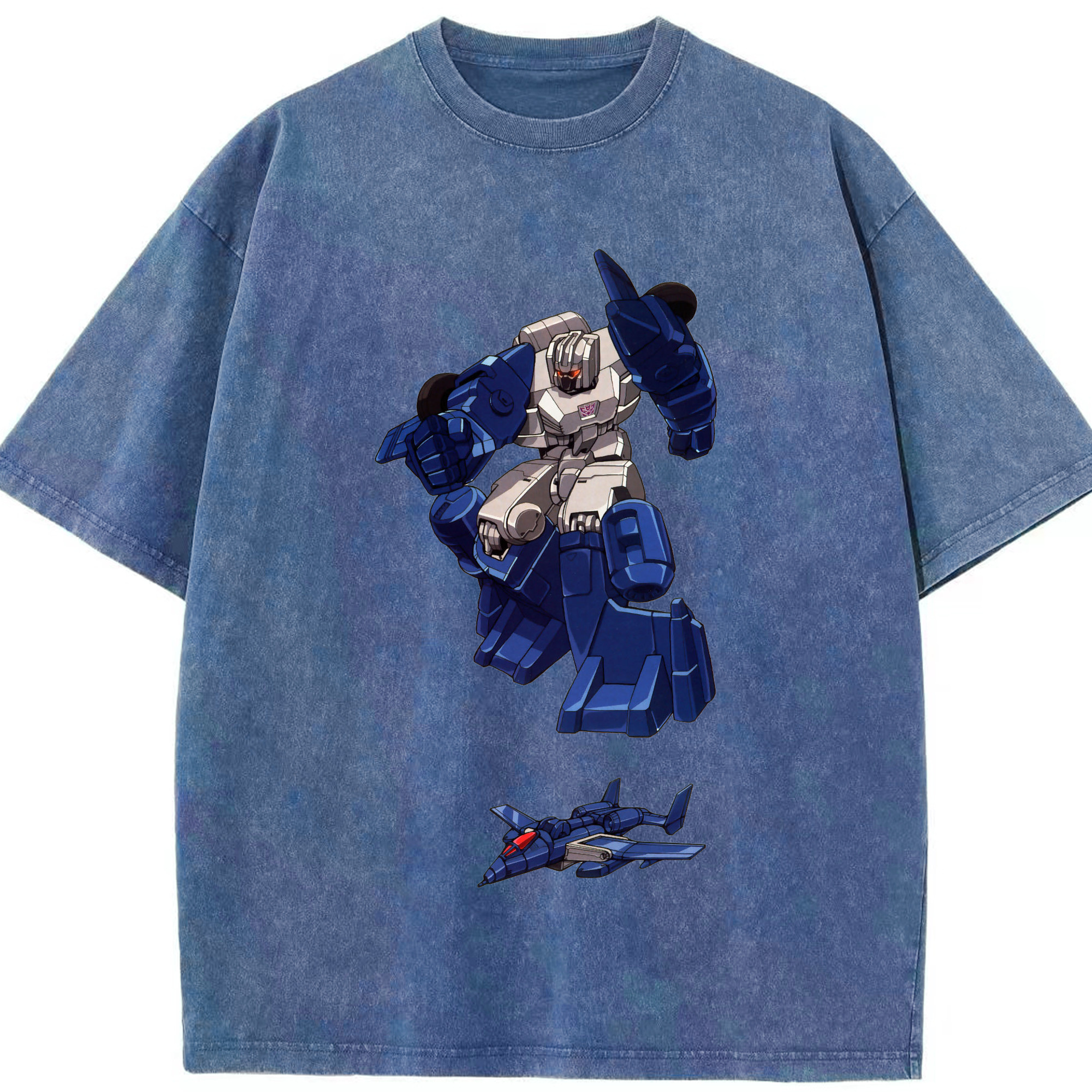 （画像用）  綿100% ヴィンテージ風 半袖Tシャツ（フロントプリント）
