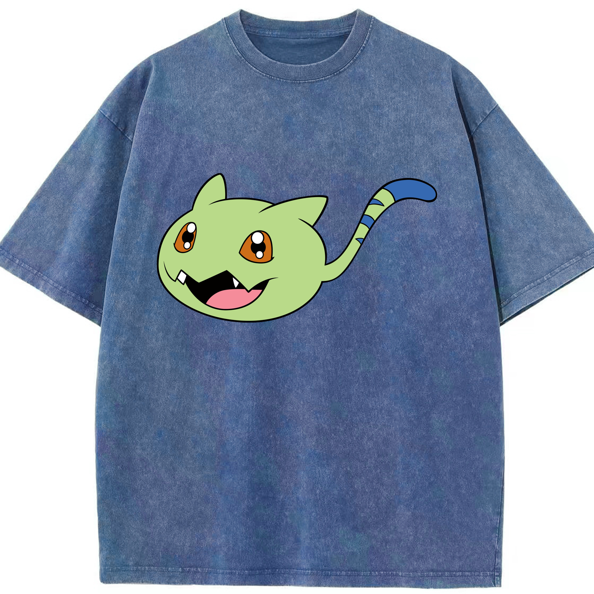 （画像用）  綿100% ヴィンテージ風 半袖Tシャツ（フロントプリント）