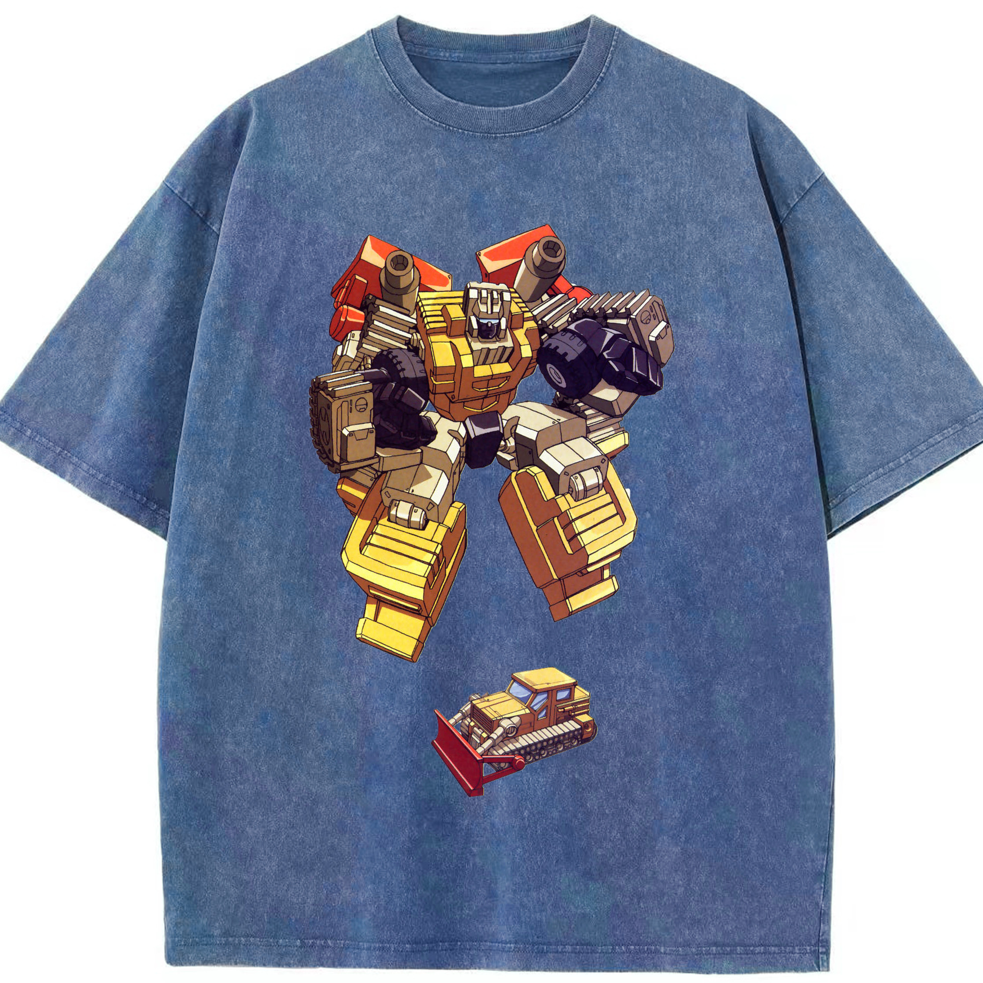 （画像用）  綿100% ヴィンテージ風 半袖Tシャツ（フロントプリント）