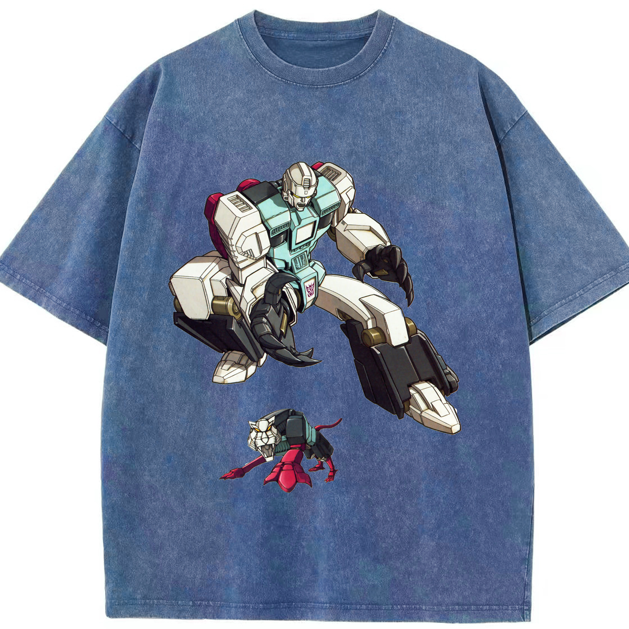 （画像用）  綿100% ヴィンテージ風 半袖Tシャツ（フロントプリント）