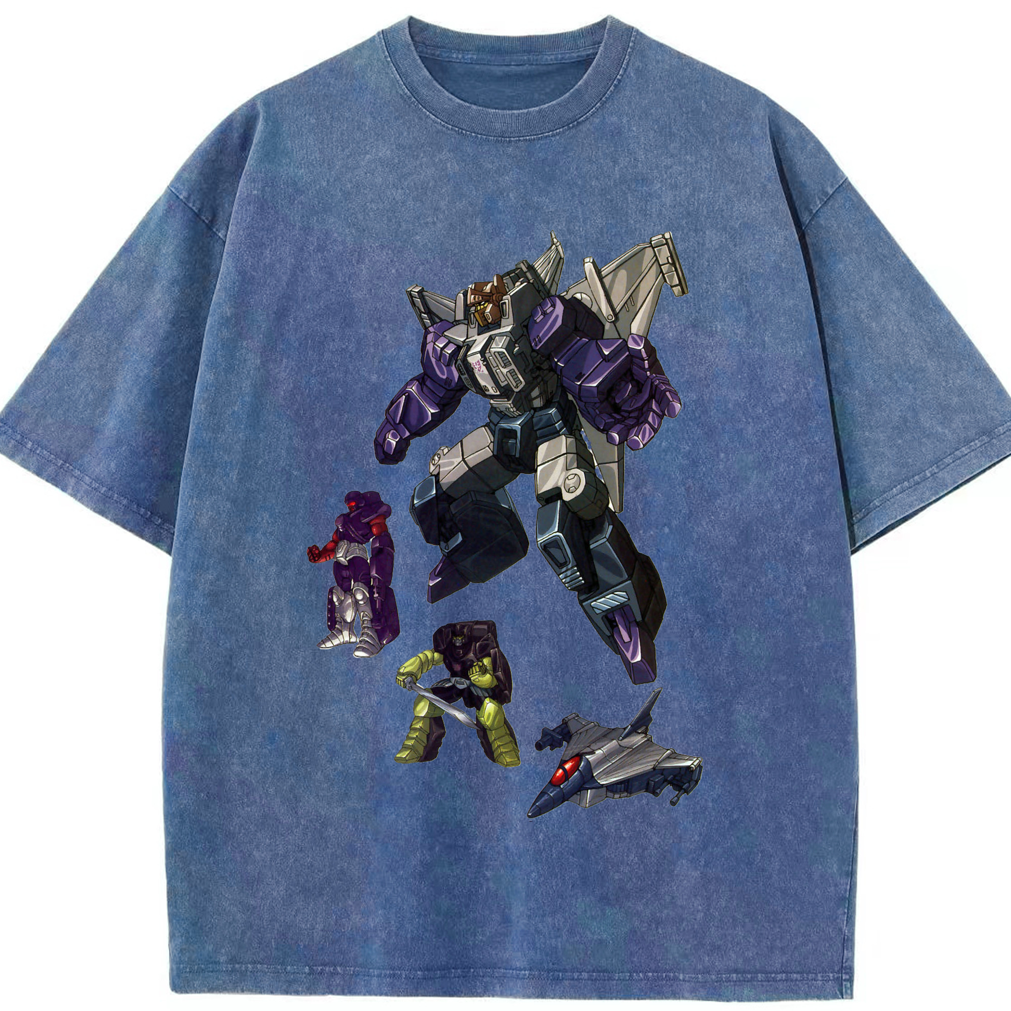 （画像用）  綿100% ヴィンテージ風 半袖Tシャツ（フロントプリント）