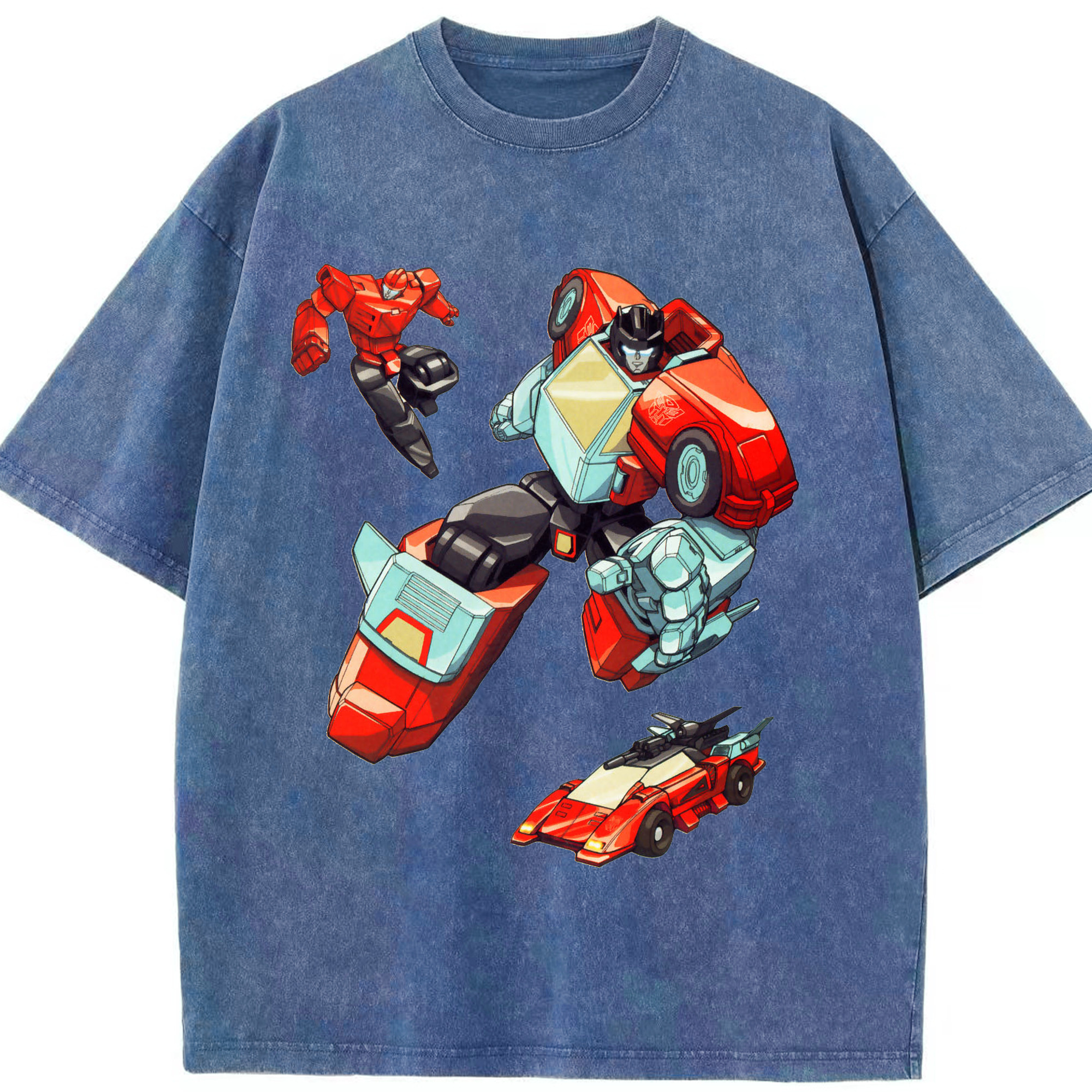 （画像用）  綿100% ヴィンテージ風 半袖Tシャツ（フロントプリント）