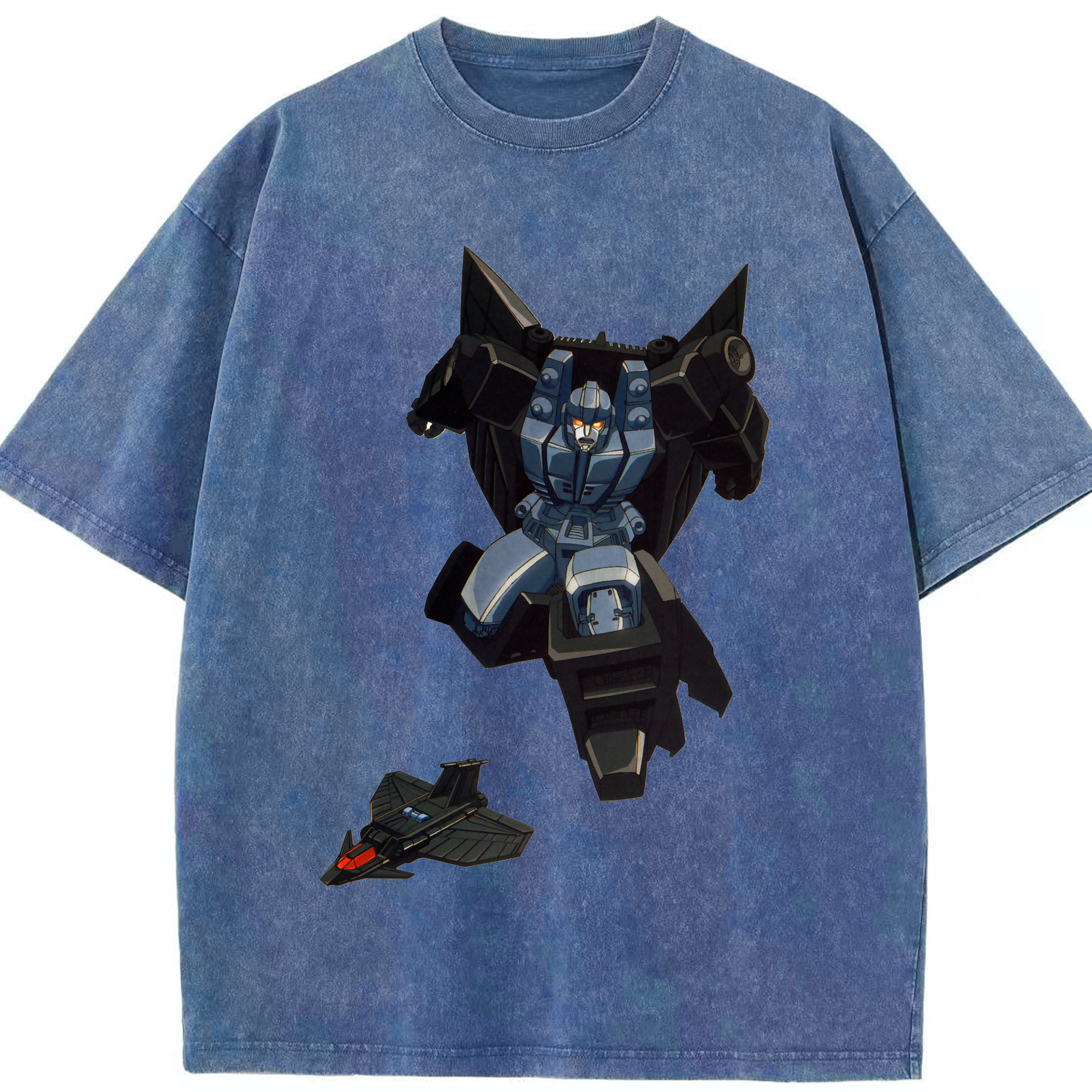 （画像用）  綿100% ヴィンテージ風 半袖Tシャツ（フロントプリント）