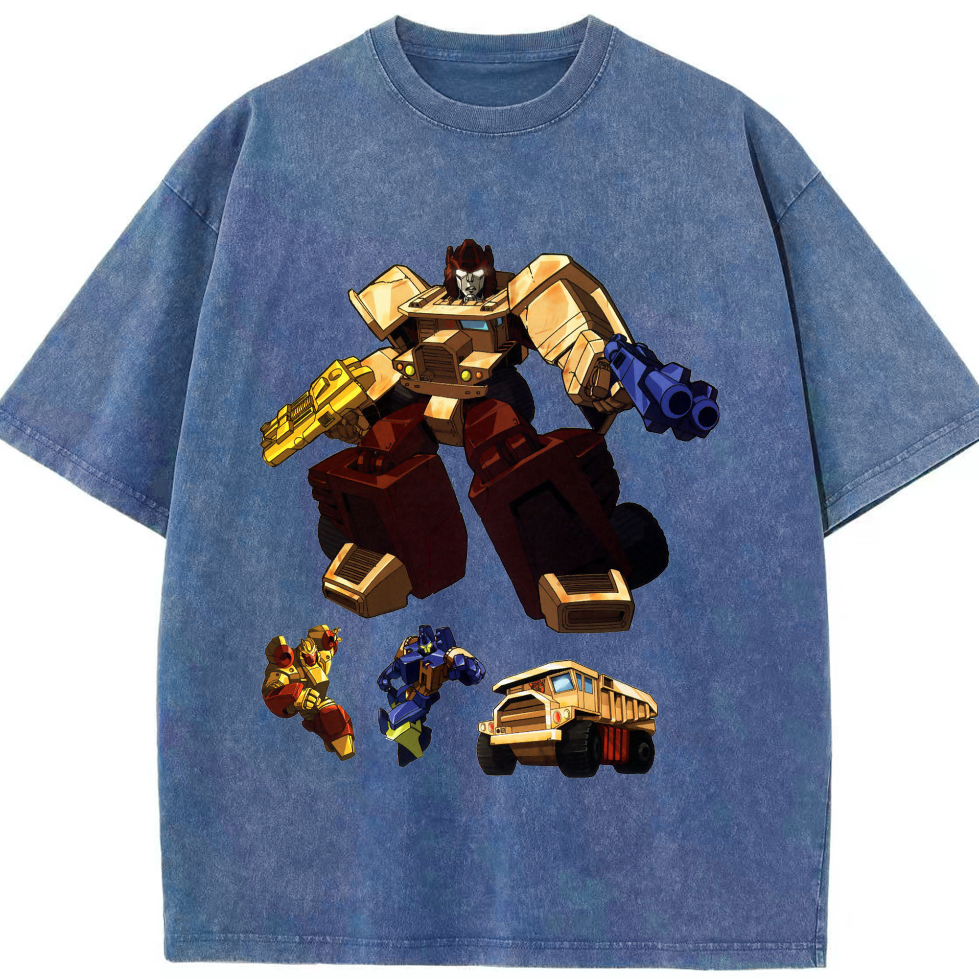 （画像用）  綿100% ヴィンテージ風 半袖Tシャツ（フロントプリント）