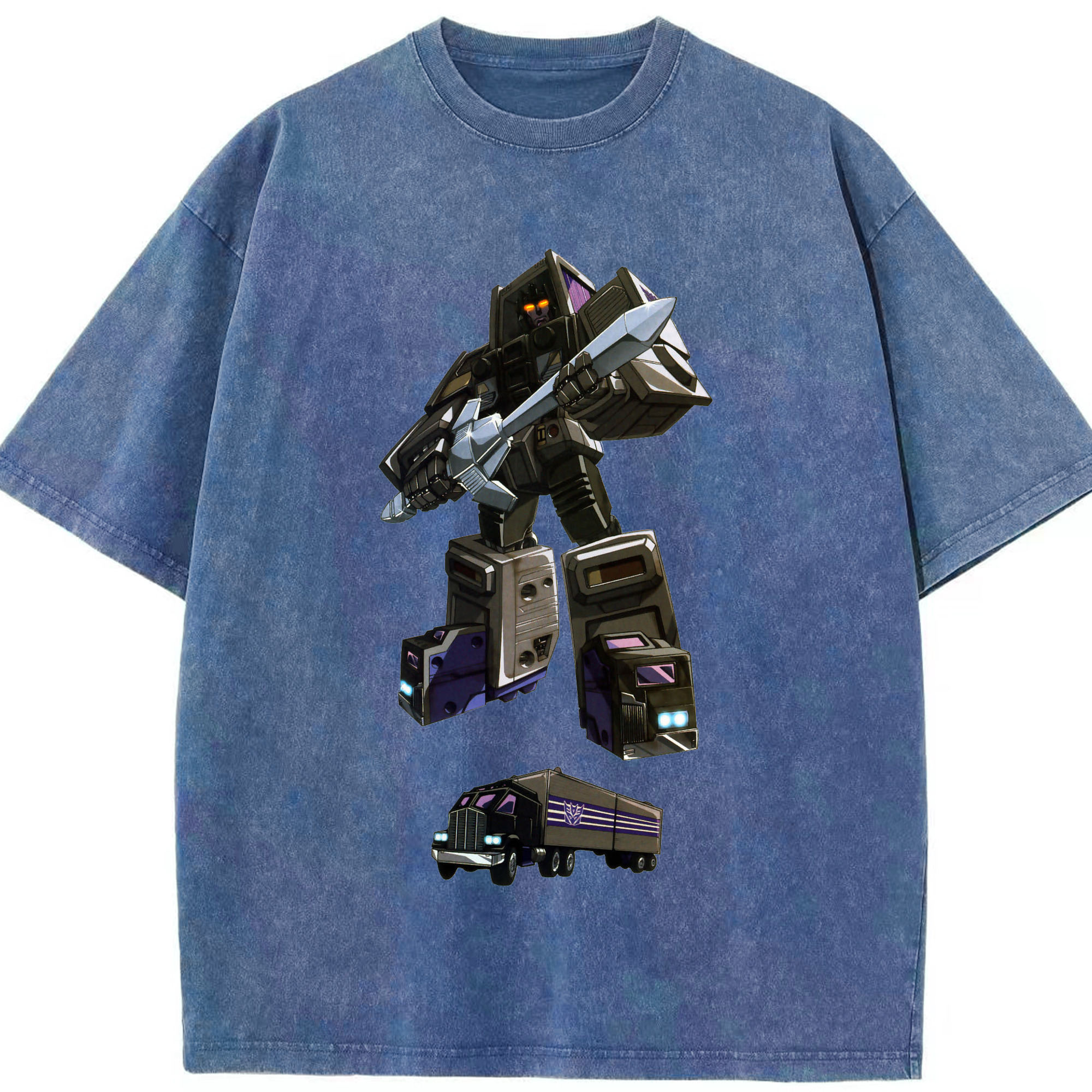 （画像用）  綿100% ヴィンテージ風 半袖Tシャツ（フロントプリント）