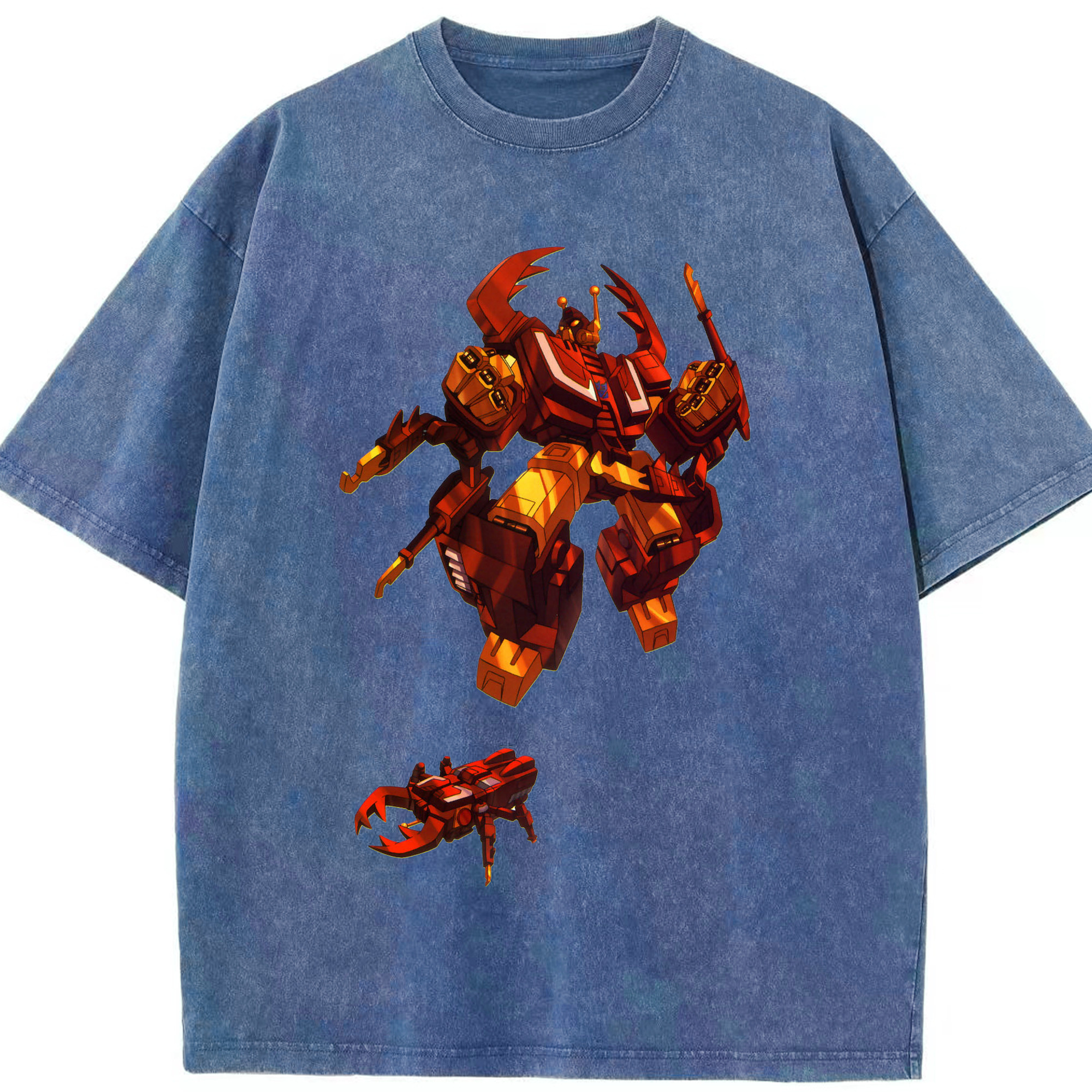 （画像用）  綿100% ヴィンテージ風 半袖Tシャツ（フロントプリント）