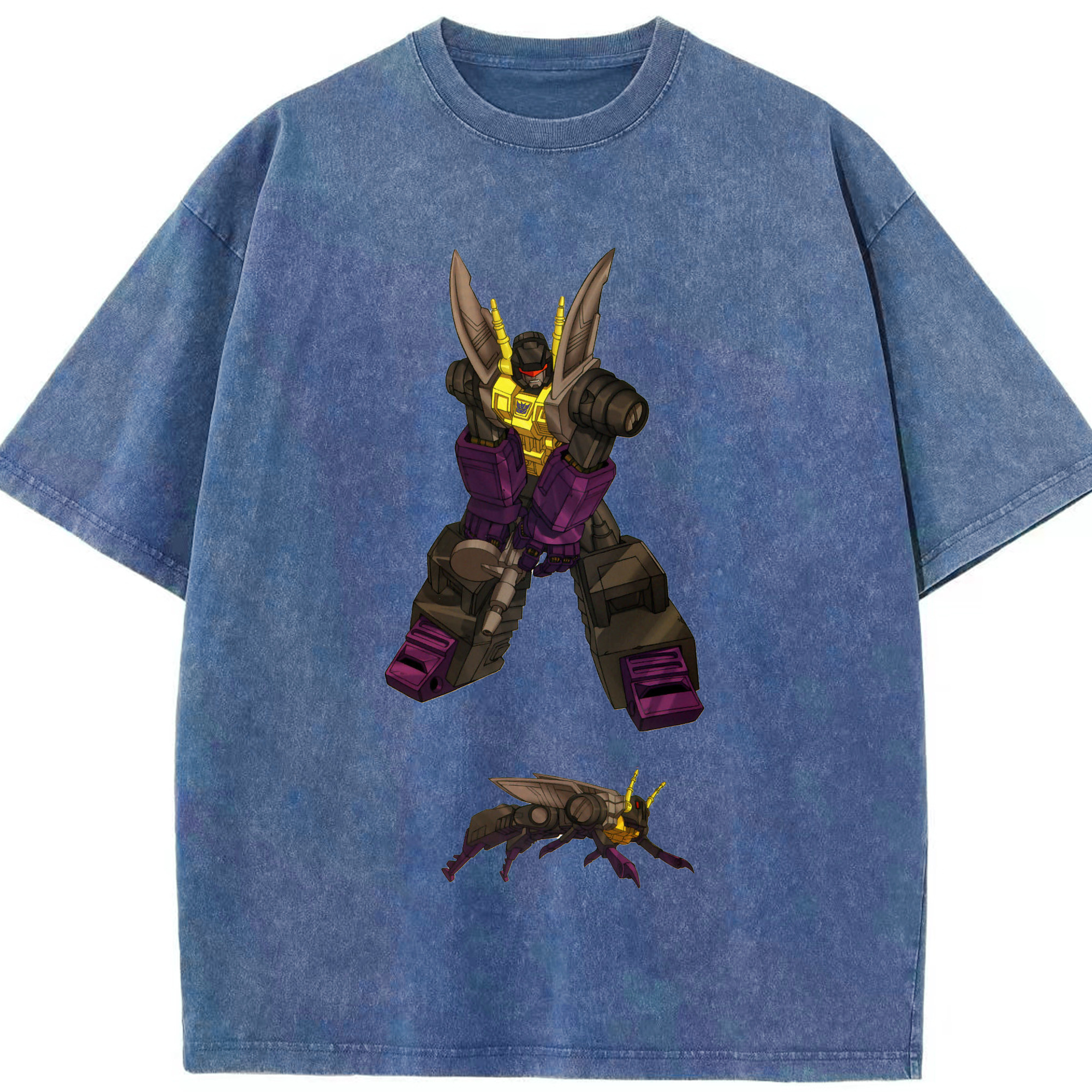 （画像用）  綿100% ヴィンテージ風 半袖Tシャツ（フロントプリント）