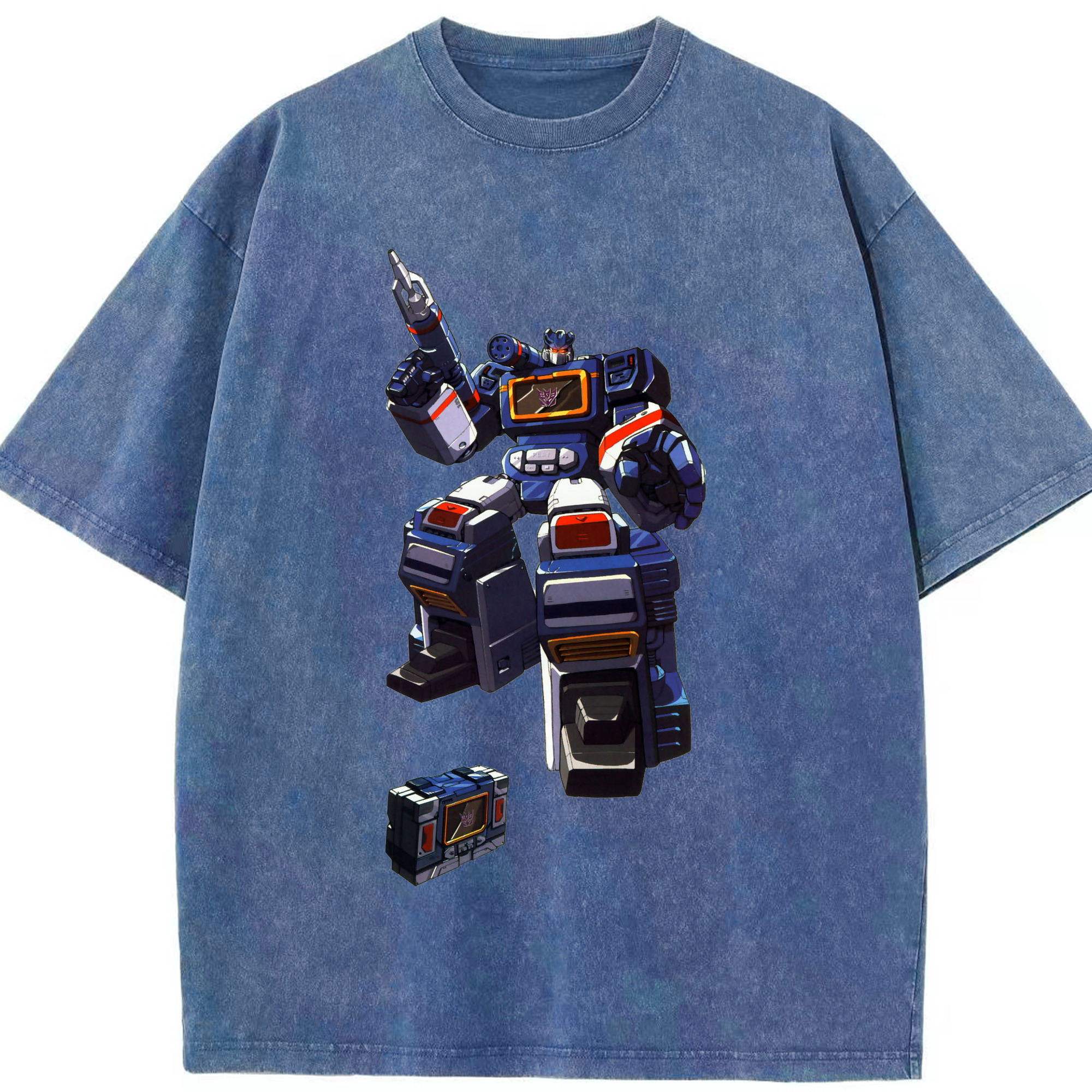 （画像用）  綿100% ヴィンテージ風 半袖Tシャツ（フロントプリント）
