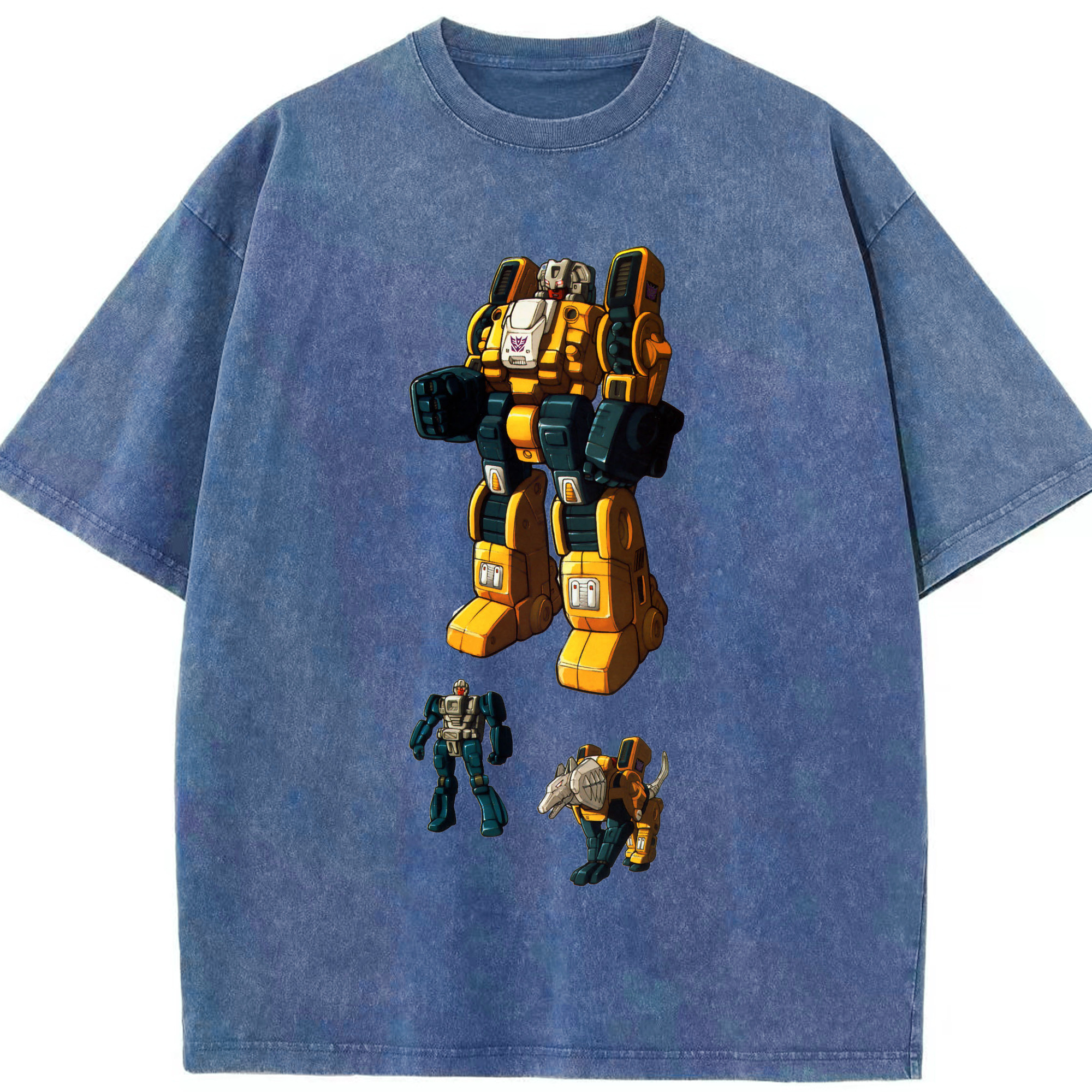 （画像用）  綿100% ヴィンテージ風 半袖Tシャツ（フロントプリント）