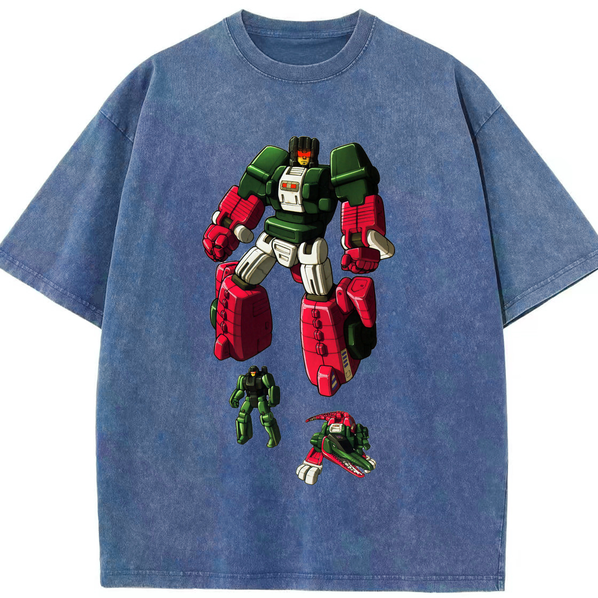 （画像用）  綿100% ヴィンテージ風 半袖Tシャツ（フロントプリント）