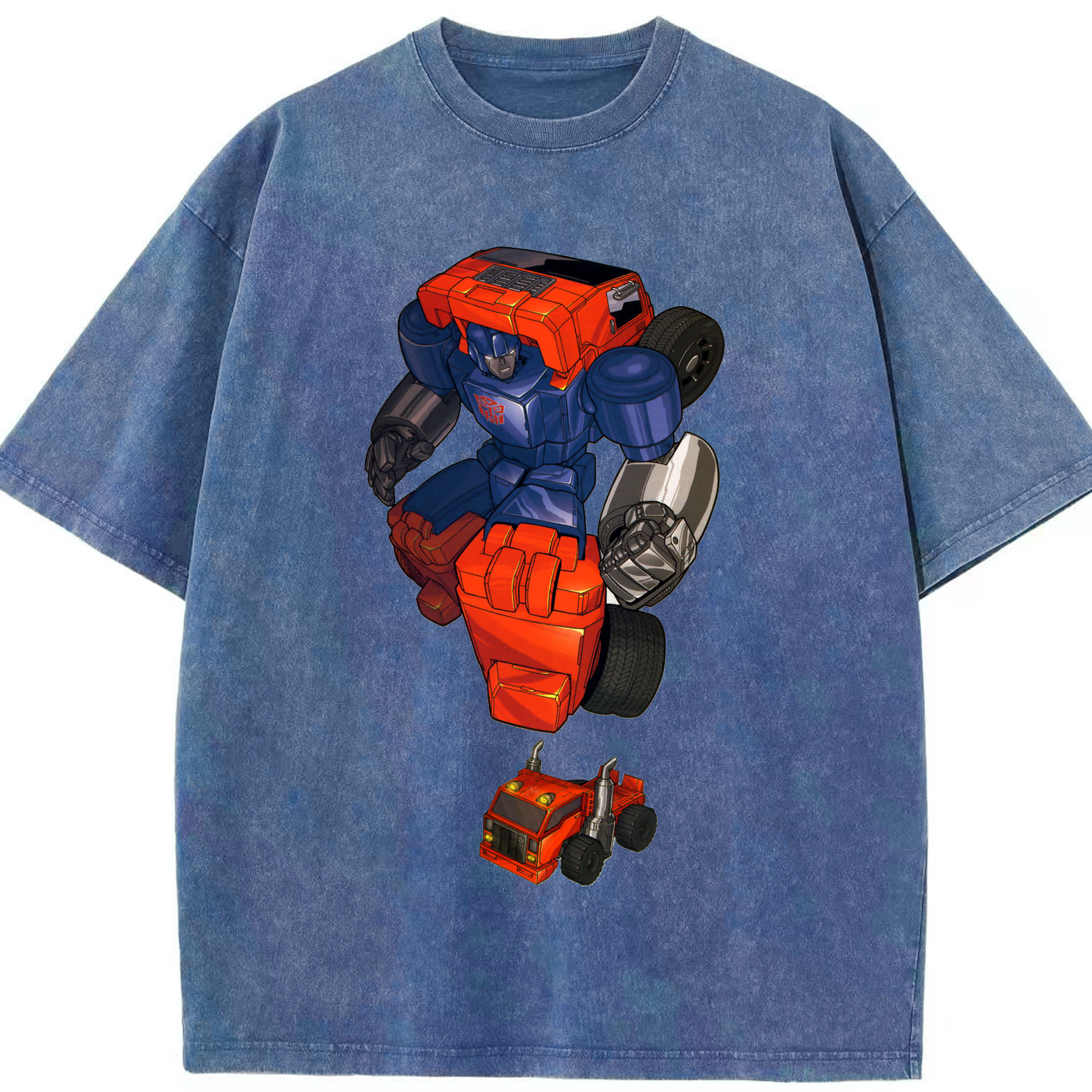 （画像用）  綿100% ヴィンテージ風 半袖Tシャツ（フロントプリント）