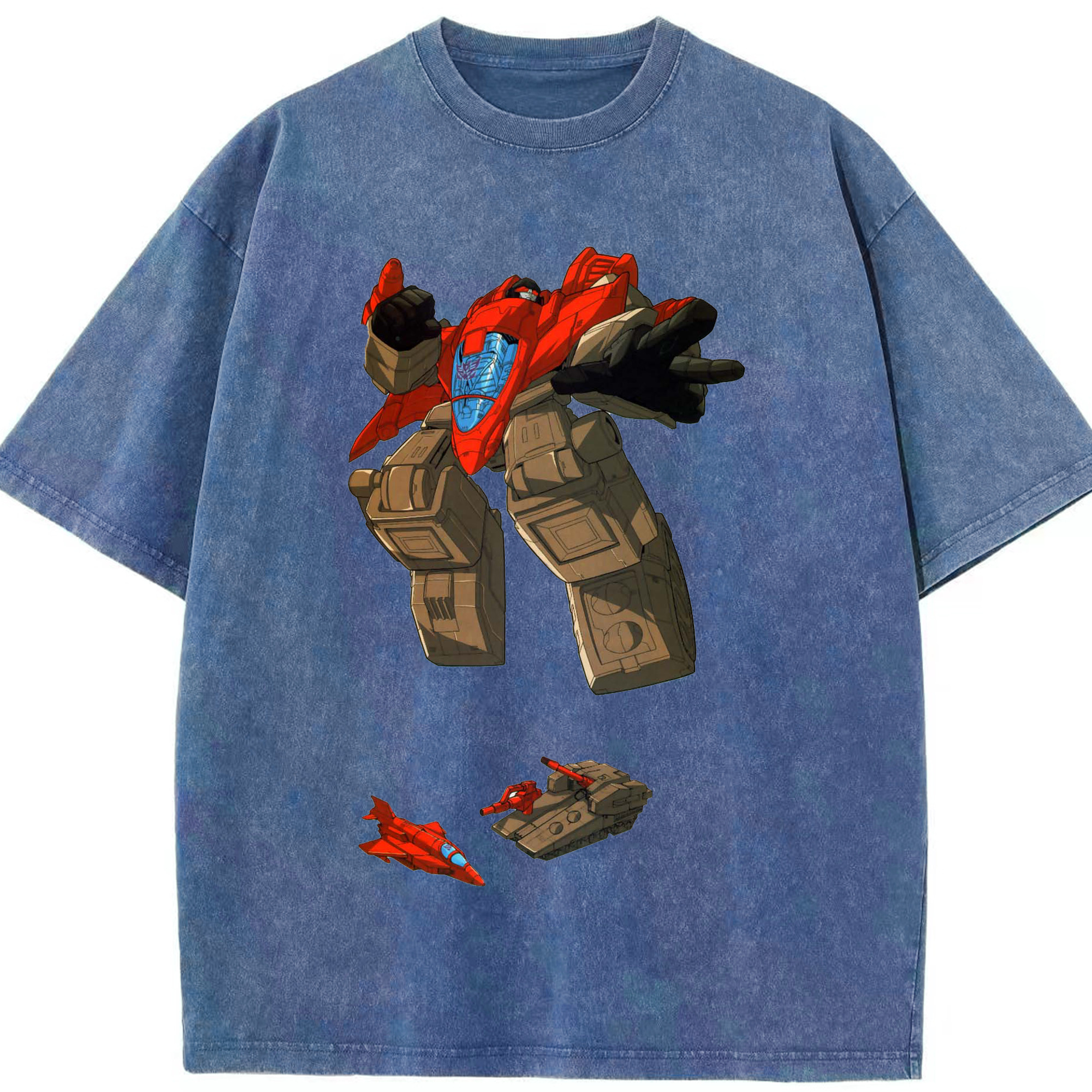 （画像用）  綿100% ヴィンテージ風 半袖Tシャツ（フロントプリント）