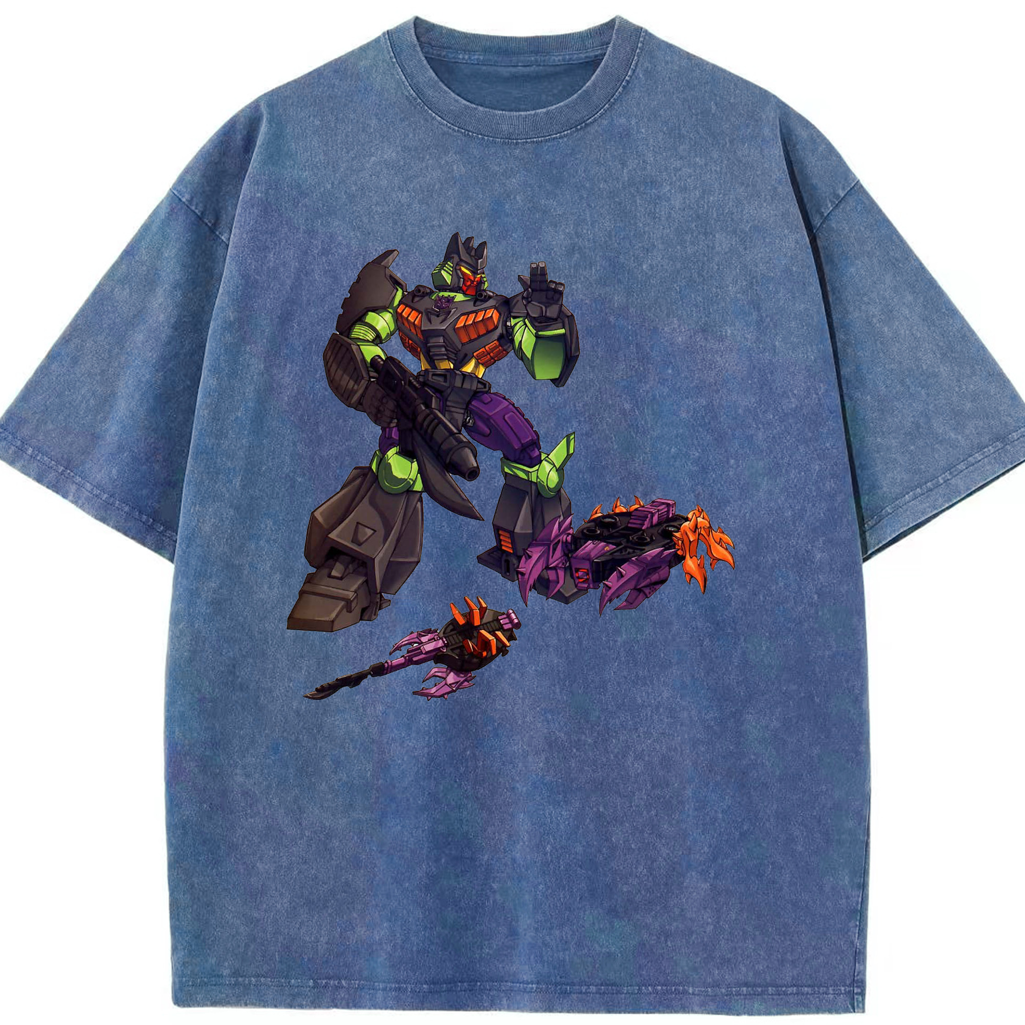 （画像用）  綿100% ヴィンテージ風 半袖Tシャツ（フロントプリント）