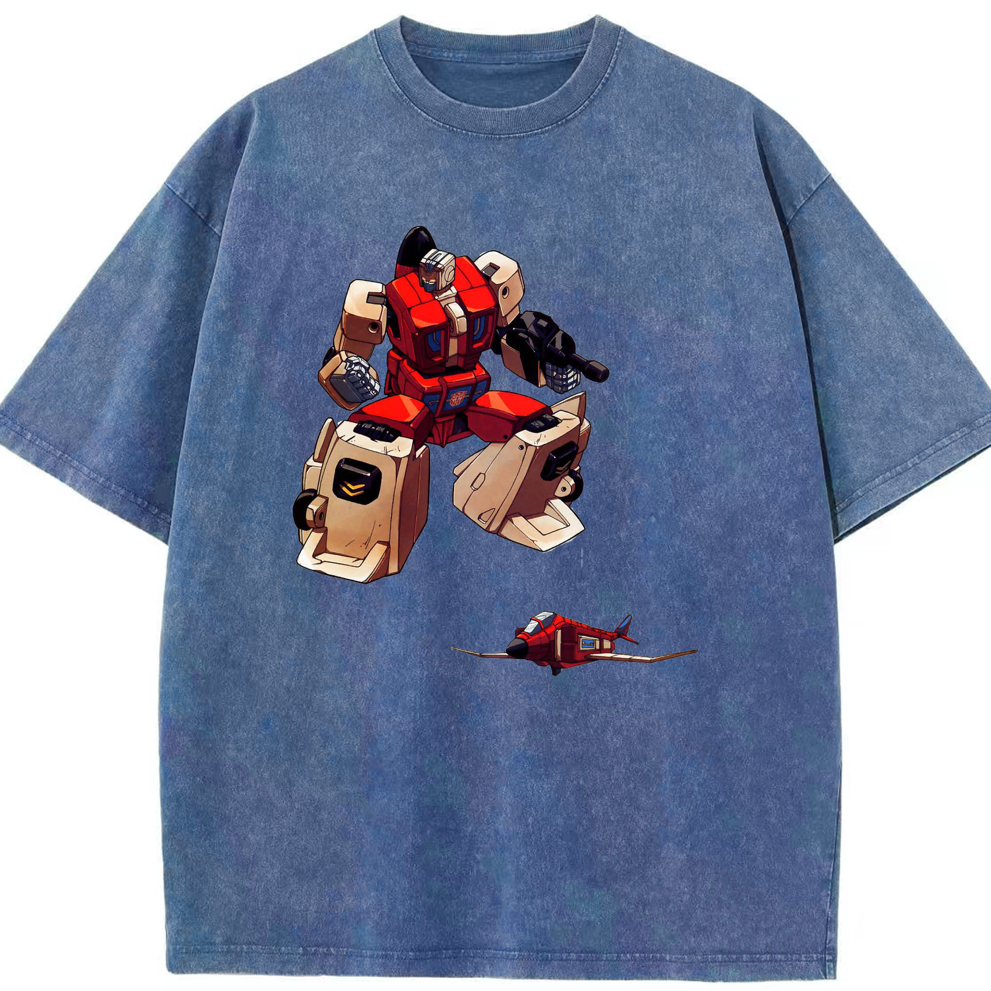 （画像用）  綿100% ヴィンテージ風 半袖Tシャツ（フロントプリント）