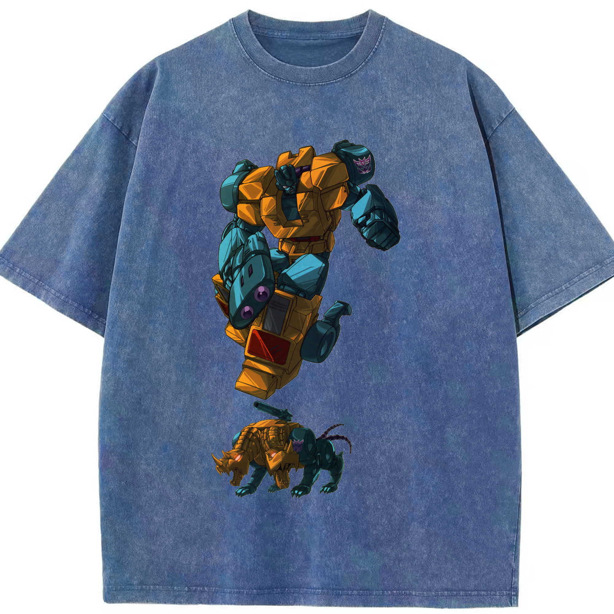 （画像用）  綿100% ヴィンテージ風 半袖Tシャツ（フロントプリント）