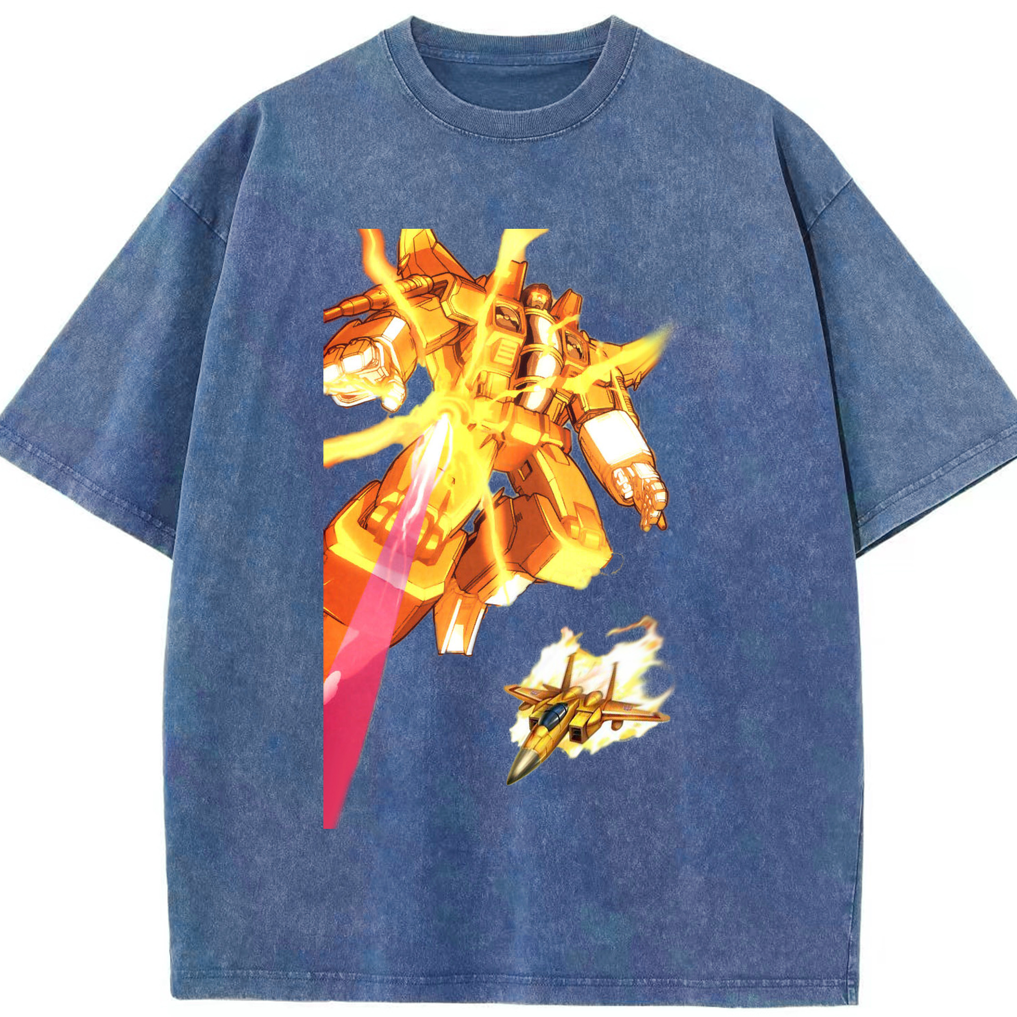 （画像用）  綿100% ヴィンテージ風 半袖Tシャツ（フロントプリント）
