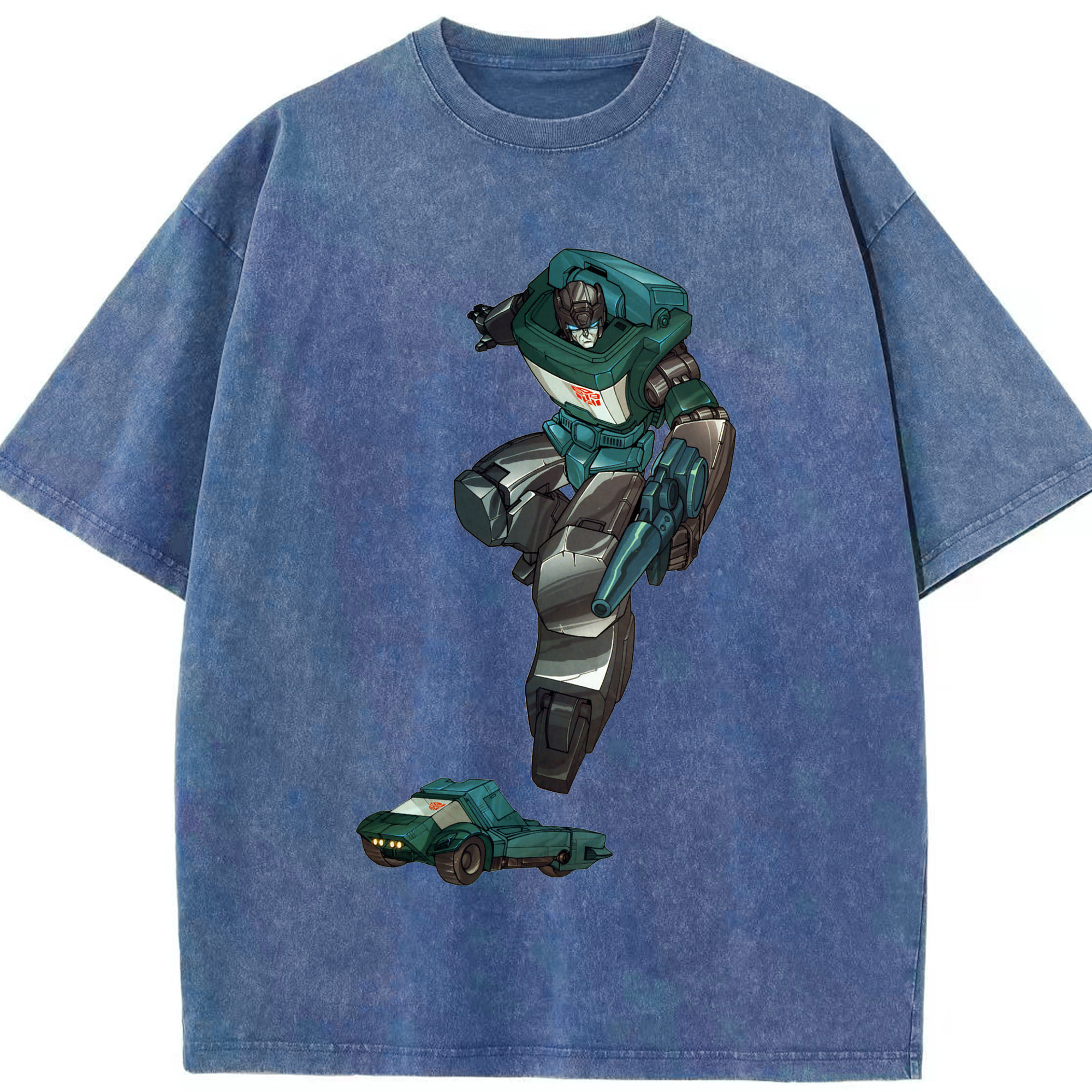 （画像用）  綿100% ヴィンテージ風 半袖Tシャツ（フロントプリント）