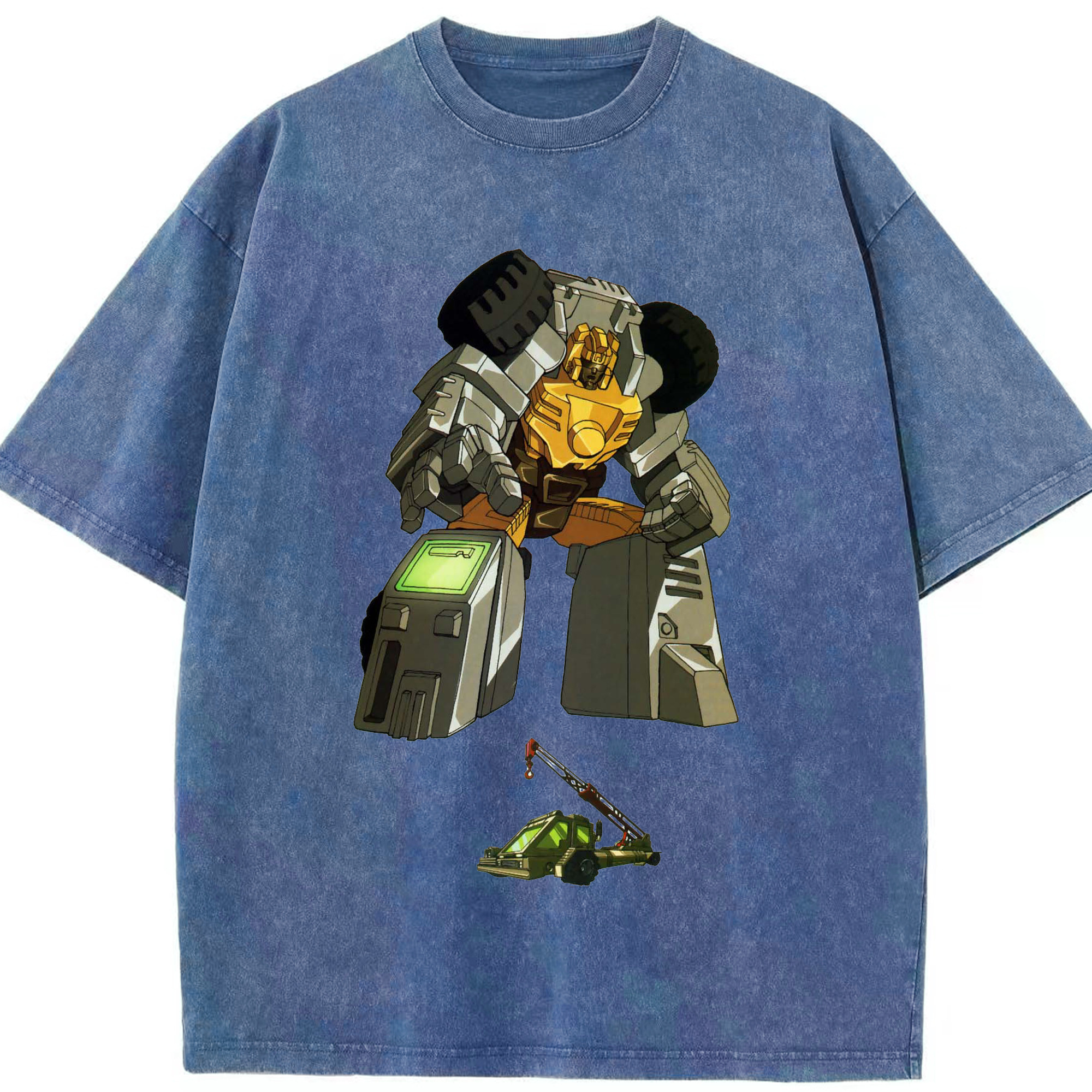 （画像用）  綿100% ヴィンテージ風 半袖Tシャツ（フロントプリント）