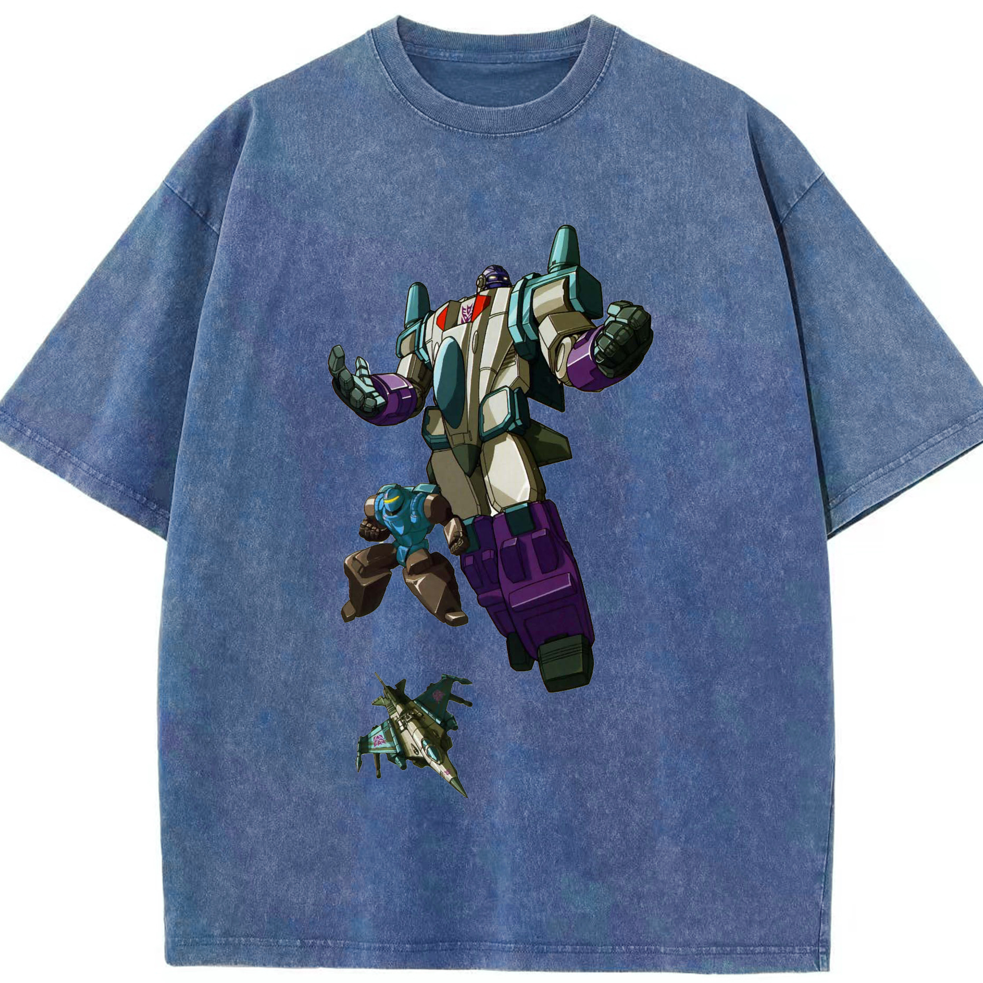 （画像用）  綿100% ヴィンテージ風 半袖Tシャツ（フロントプリント）
