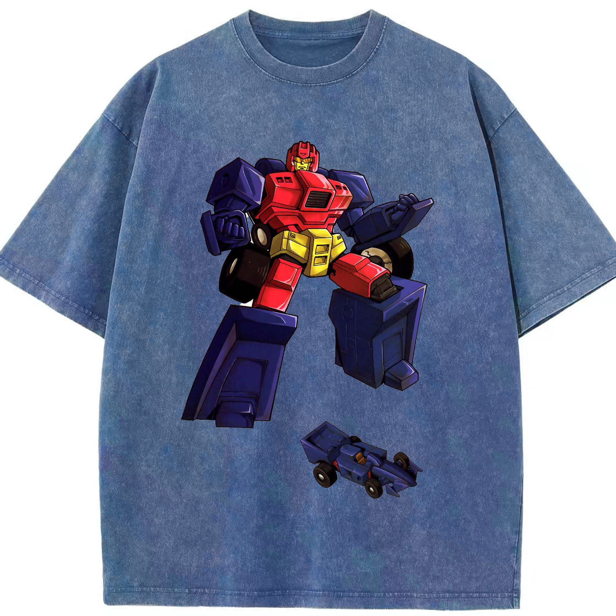 （画像用）  綿100% ヴィンテージ風 半袖Tシャツ（フロントプリント）