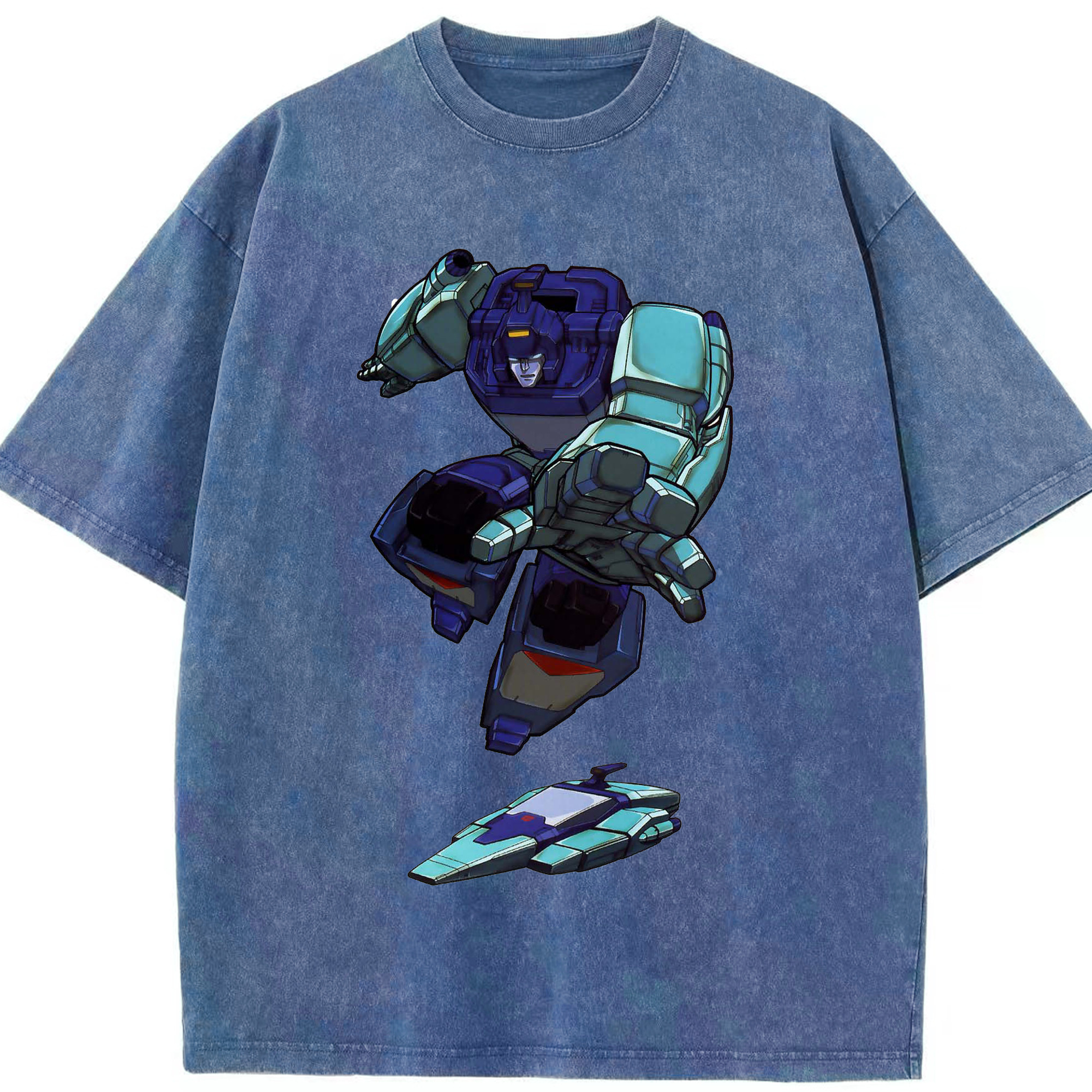 （画像用）  綿100% ヴィンテージ風 半袖Tシャツ（フロントプリント）