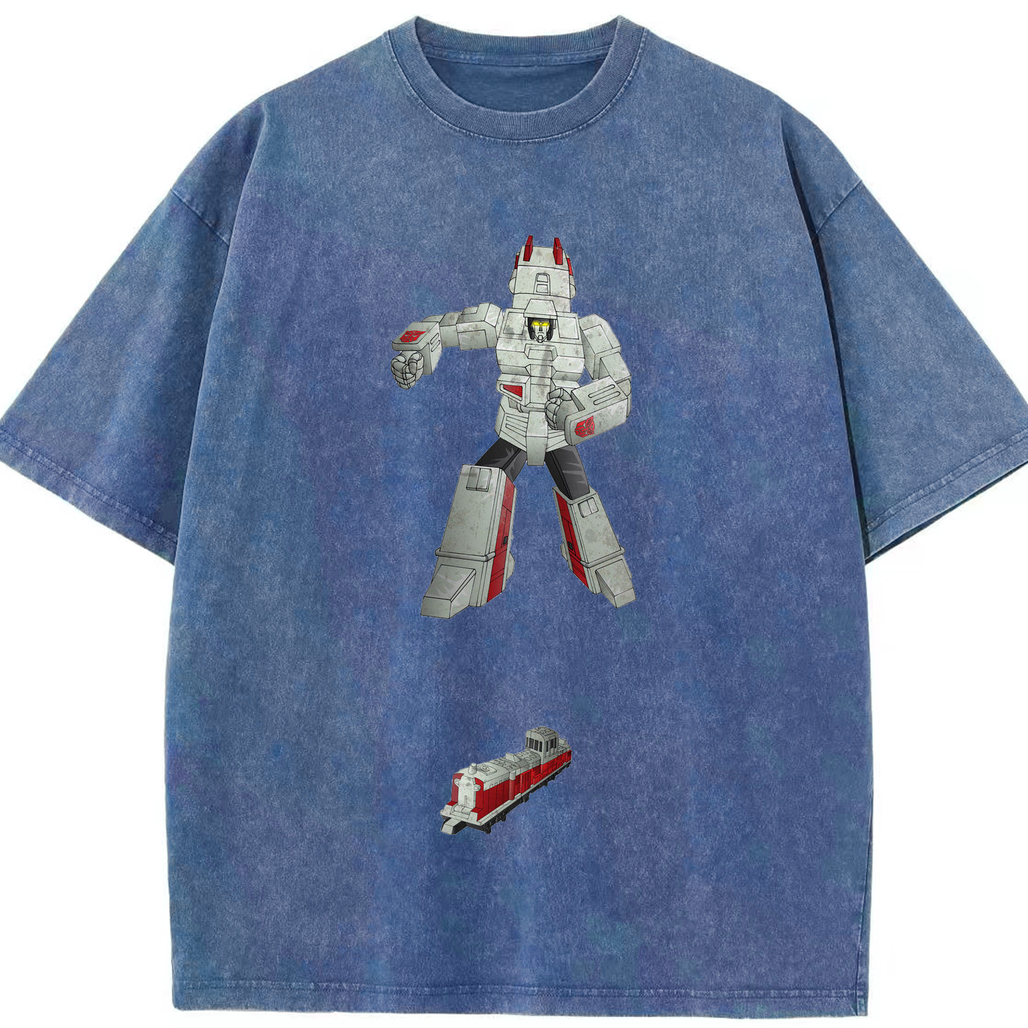 （画像用）  綿100% ヴィンテージ風 半袖Tシャツ（フロントプリント）