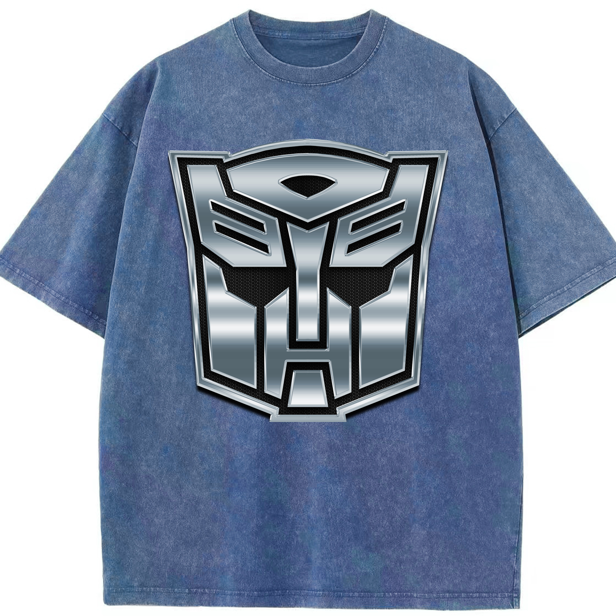（画像用）  綿100% ヴィンテージ風 半袖Tシャツ（フロントプリント）