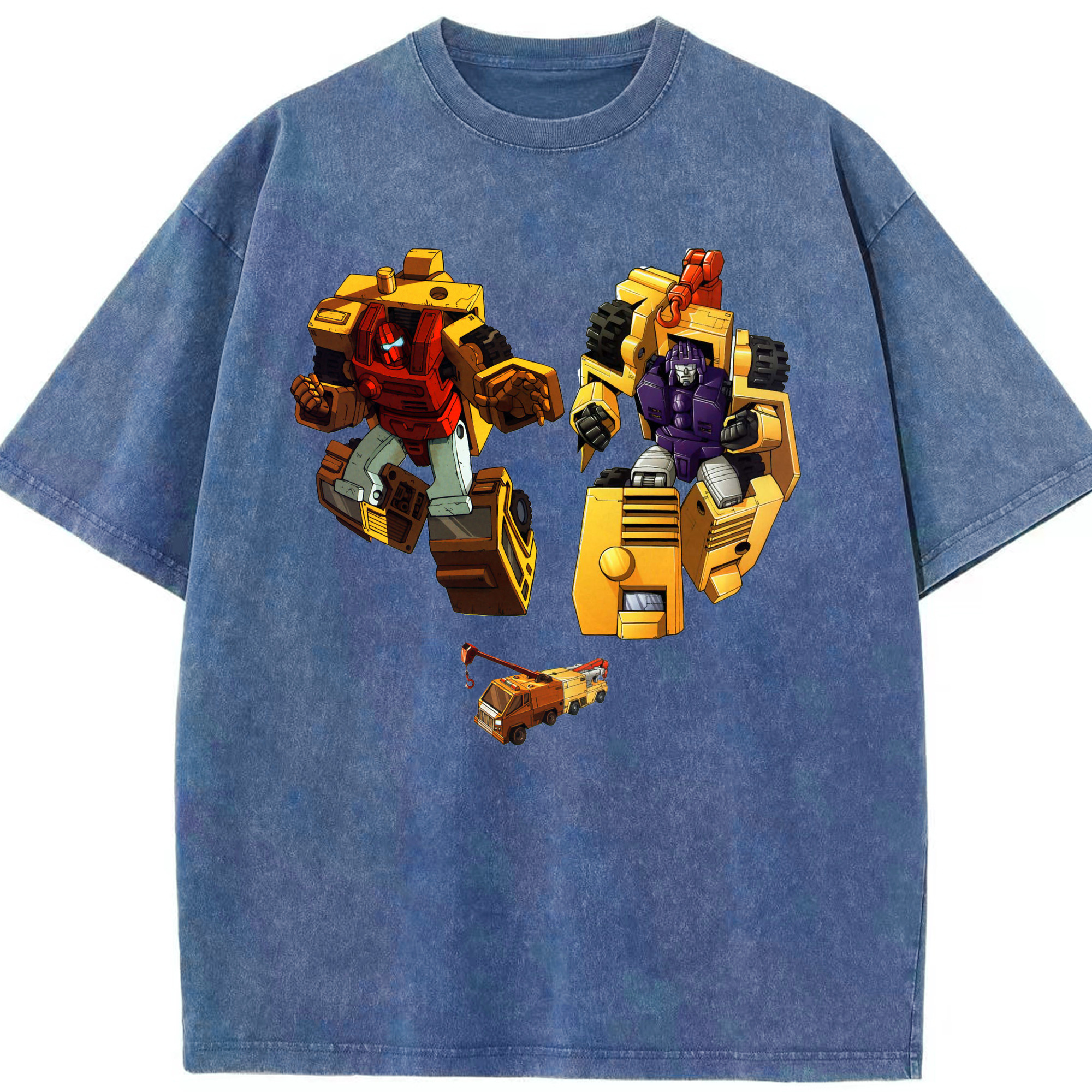 （画像用）  綿100% ヴィンテージ風 半袖Tシャツ（フロントプリント）