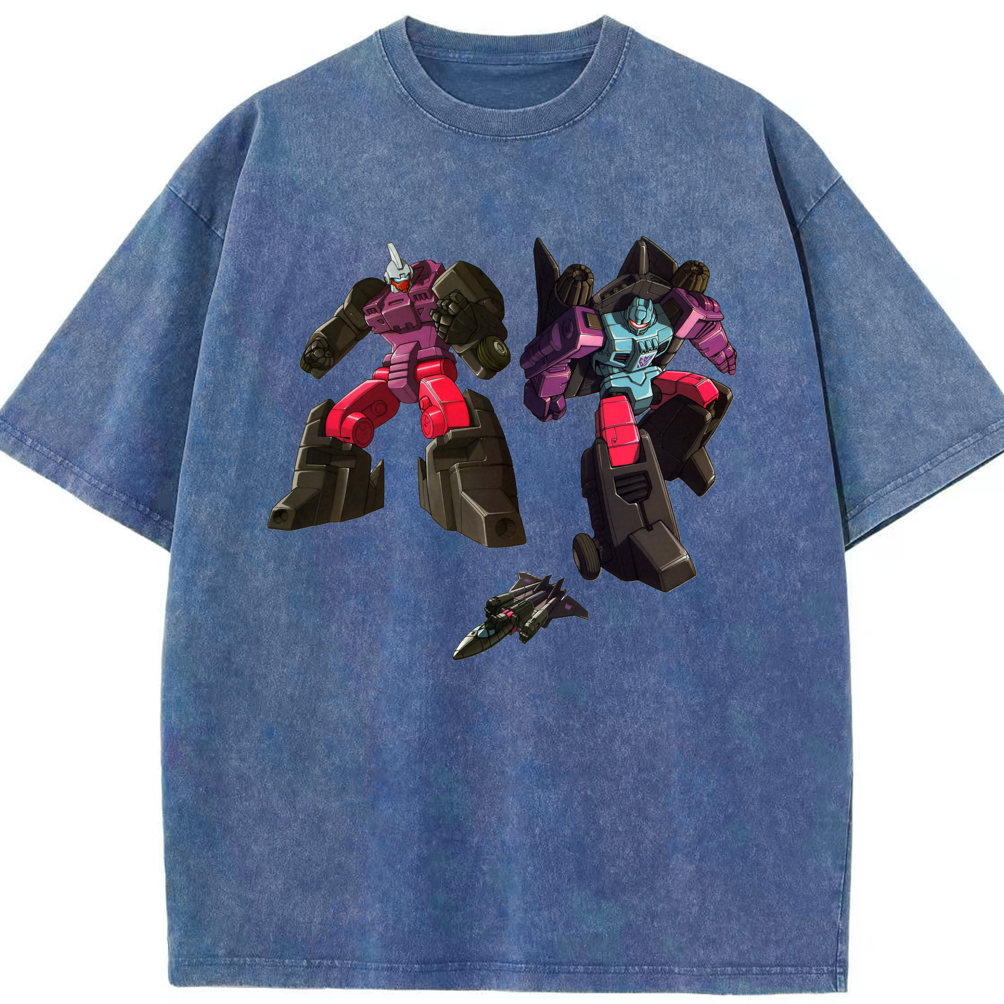 （画像用）  綿100% ヴィンテージ風 半袖Tシャツ（フロントプリント）