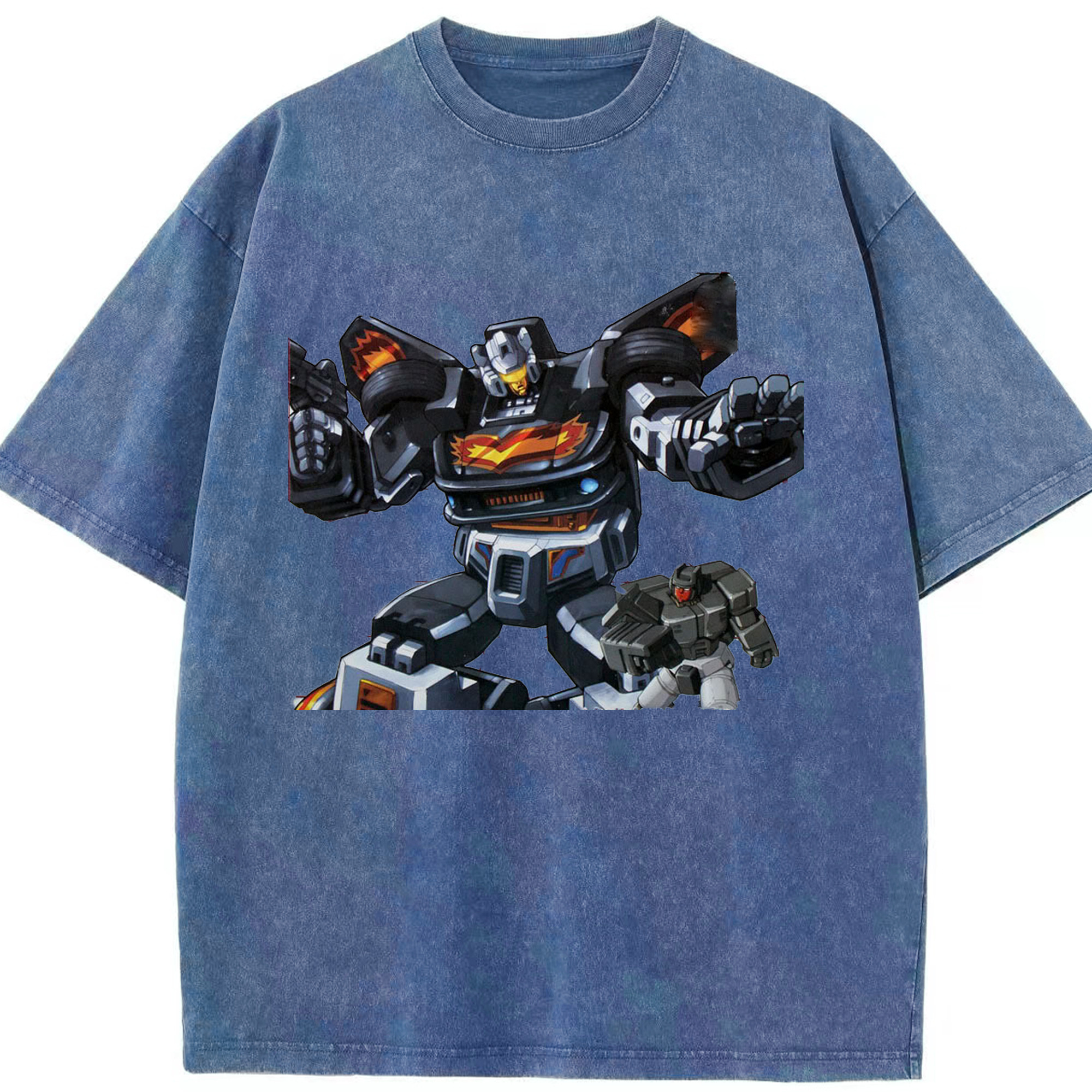 （画像用）  綿100% ヴィンテージ風 半袖Tシャツ（フロントプリント）