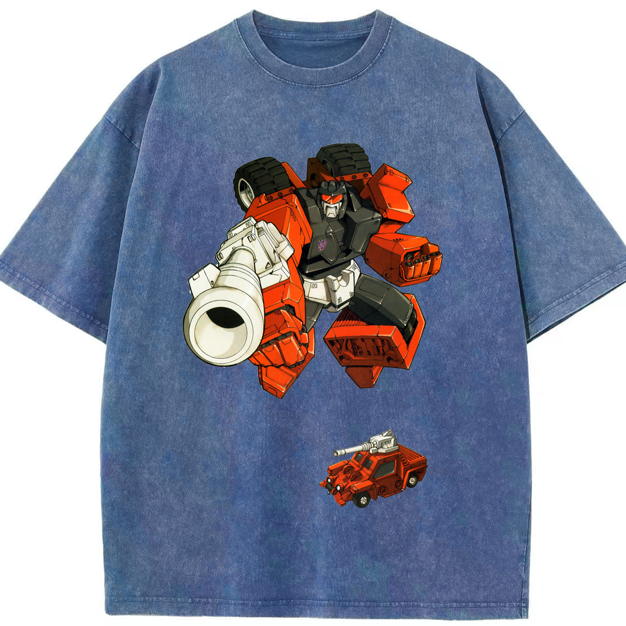 （画像用）  綿100% ヴィンテージ風 半袖Tシャツ（フロントプリント）