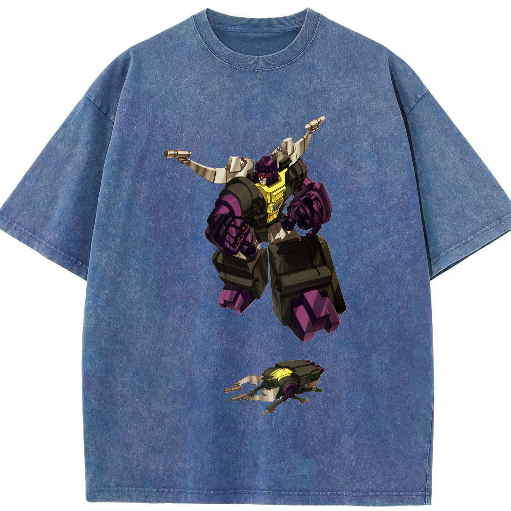 （画像用）  綿100% ヴィンテージ風 半袖Tシャツ（フロントプリント）