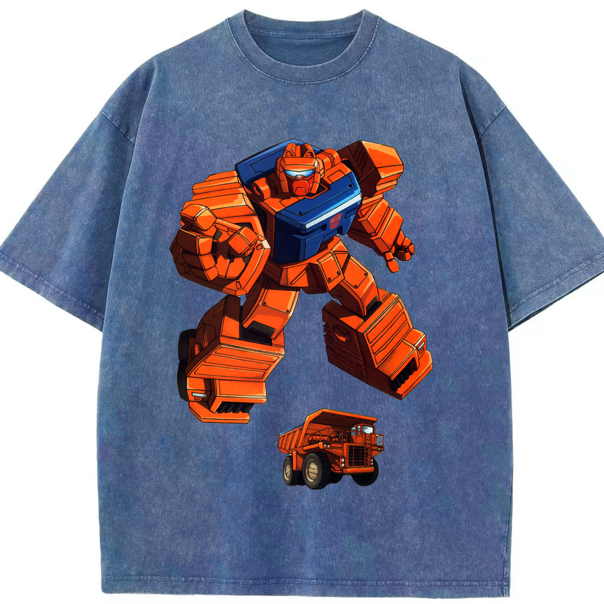 （画像用）  綿100% ヴィンテージ風 半袖Tシャツ（フロントプリント）