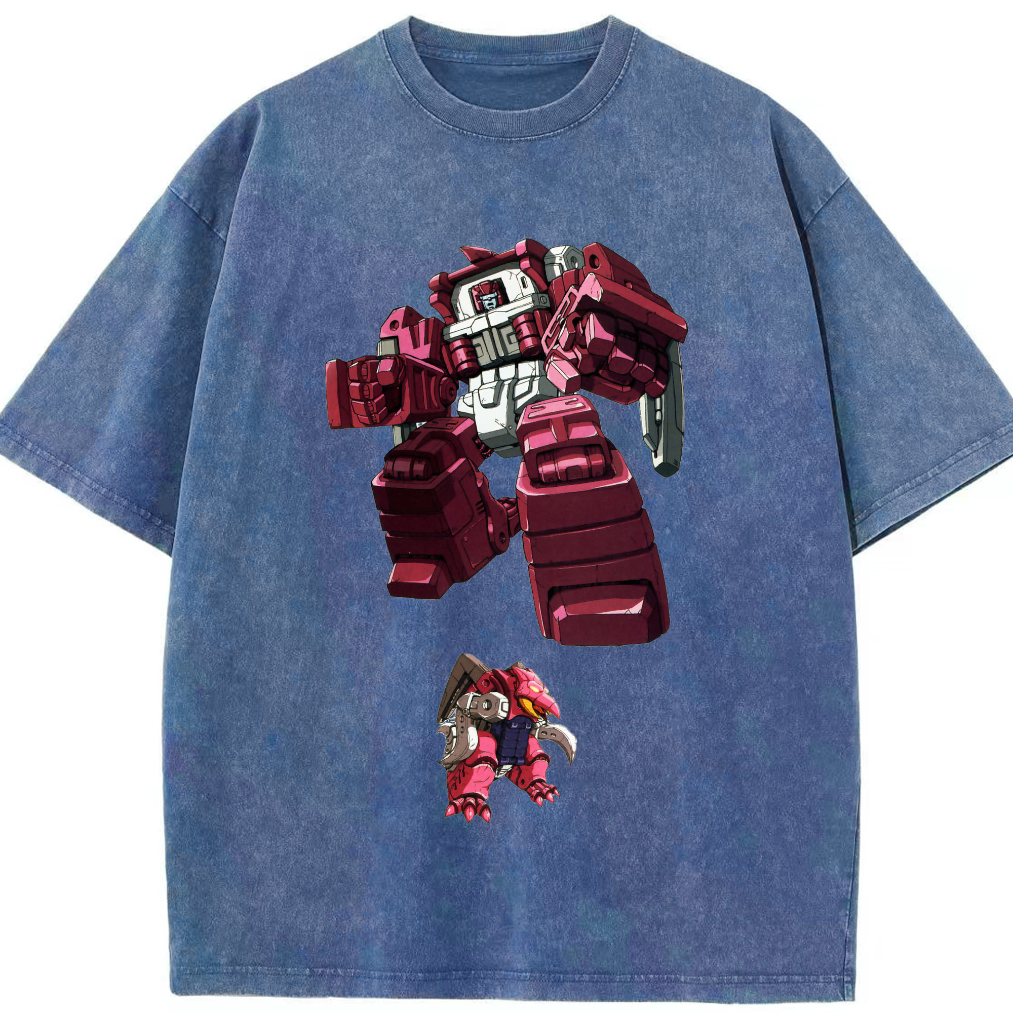 （画像用）  綿100% ヴィンテージ風 半袖Tシャツ（フロントプリント）